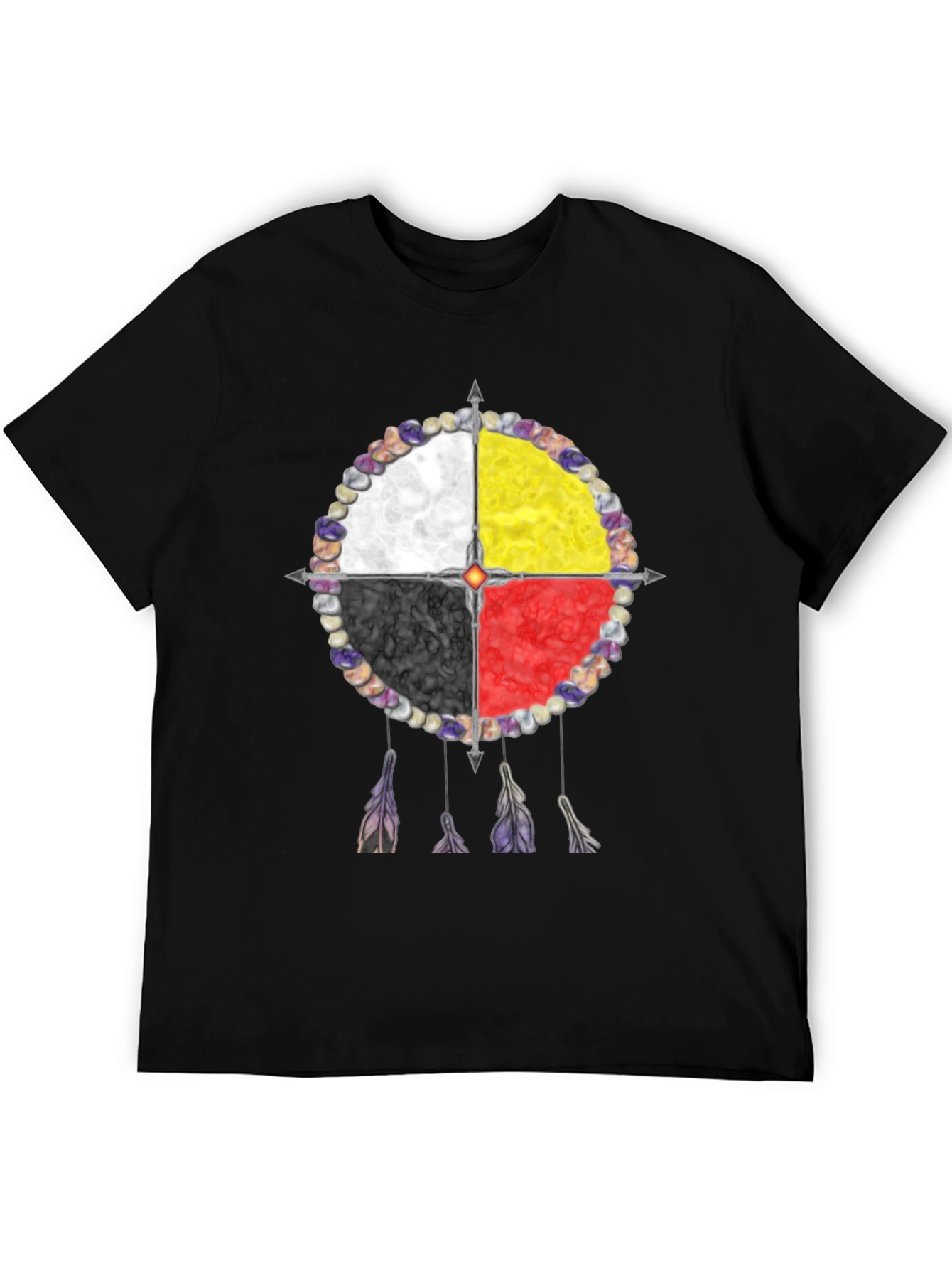 Medicine Wheel T-Shirt: Native American Wisdom