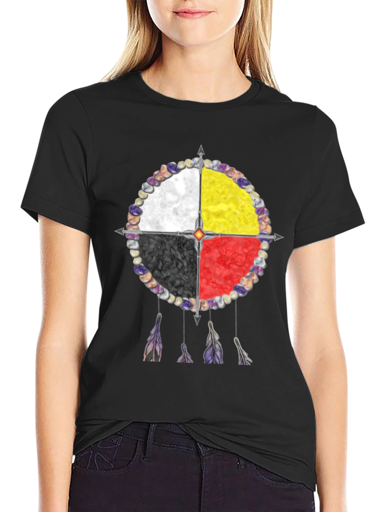 Medicine Wheel T-Shirt: Native American Wisdom