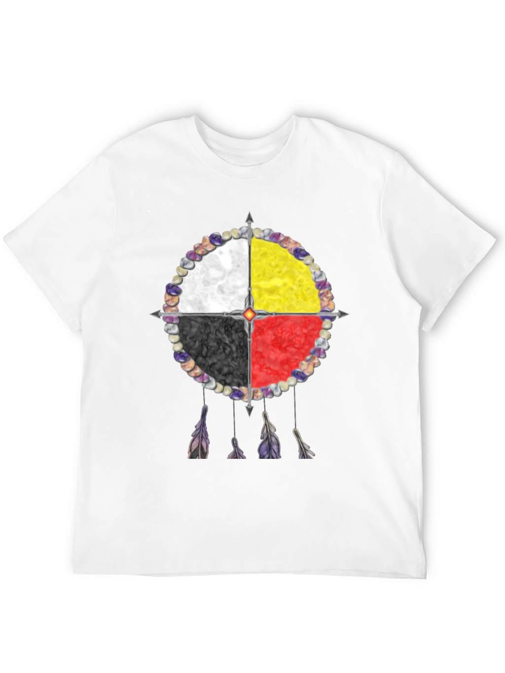 Medicine Wheel T-Shirt: Native American Wisdom