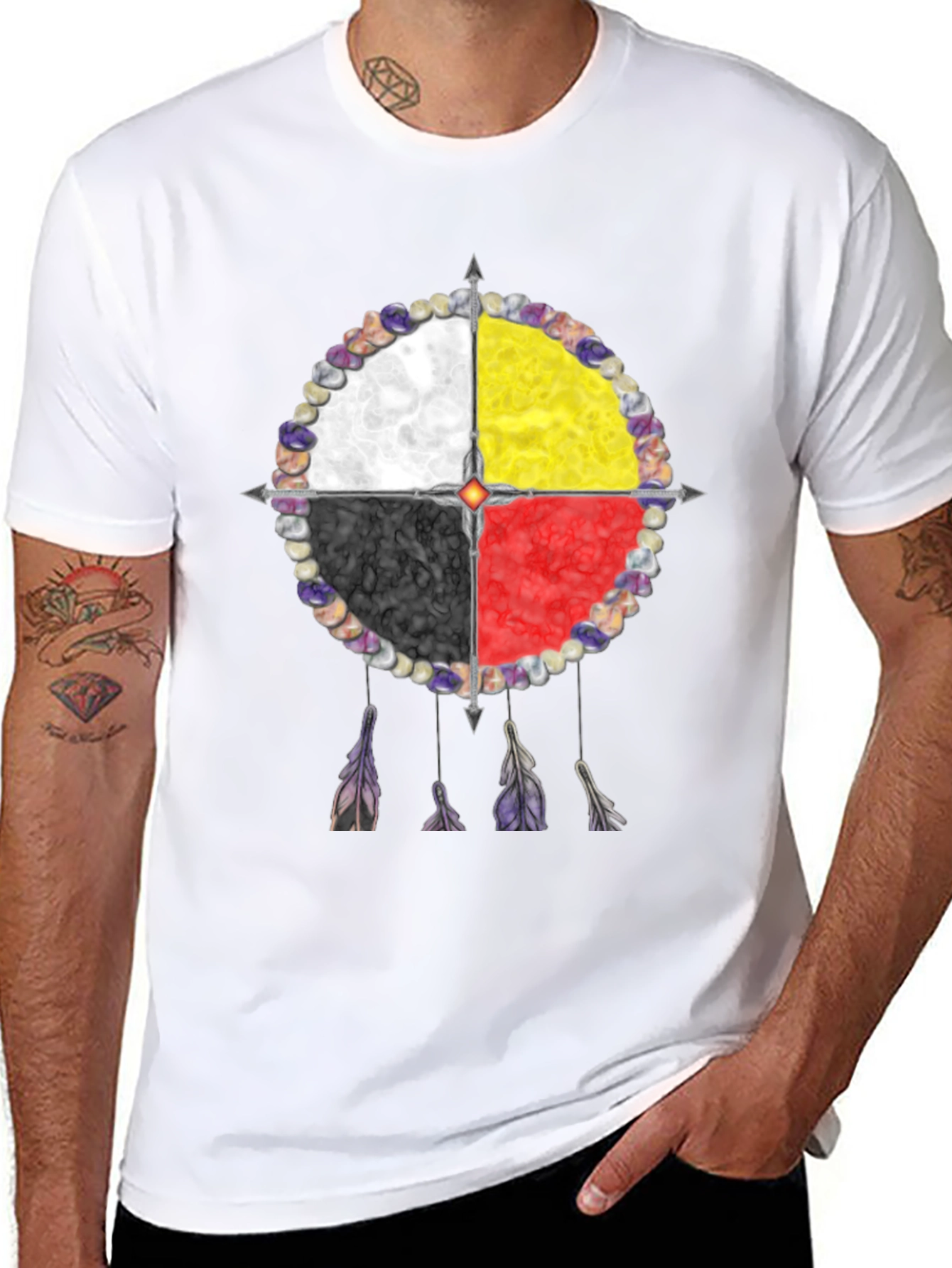 Medicine Wheel T-Shirt: Native American Wisdom