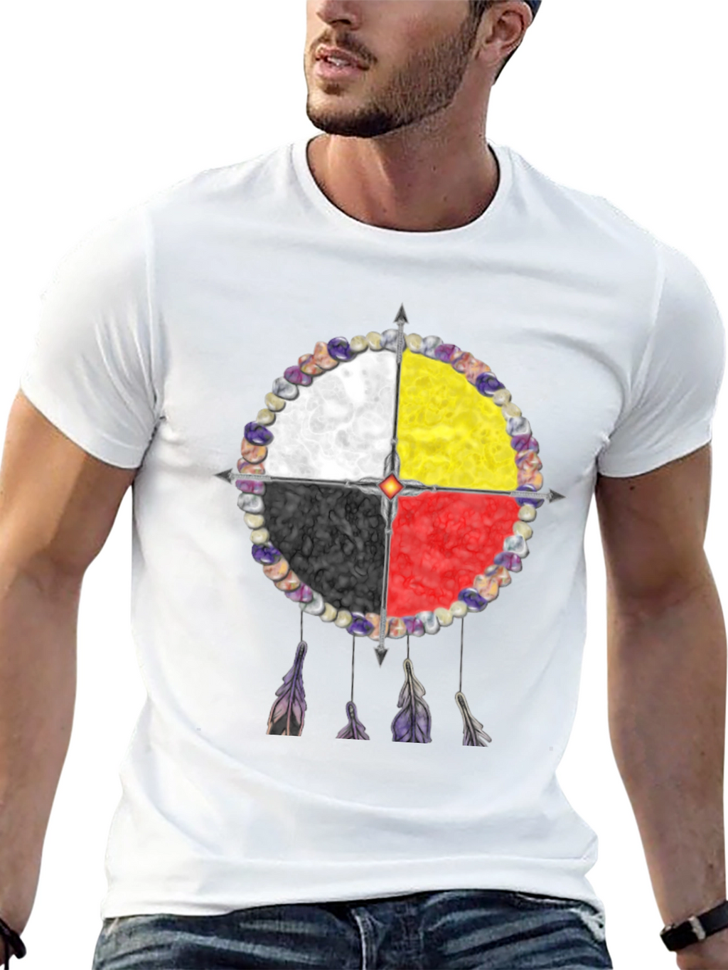 Medicine Wheel T-Shirt: Native American Wisdom