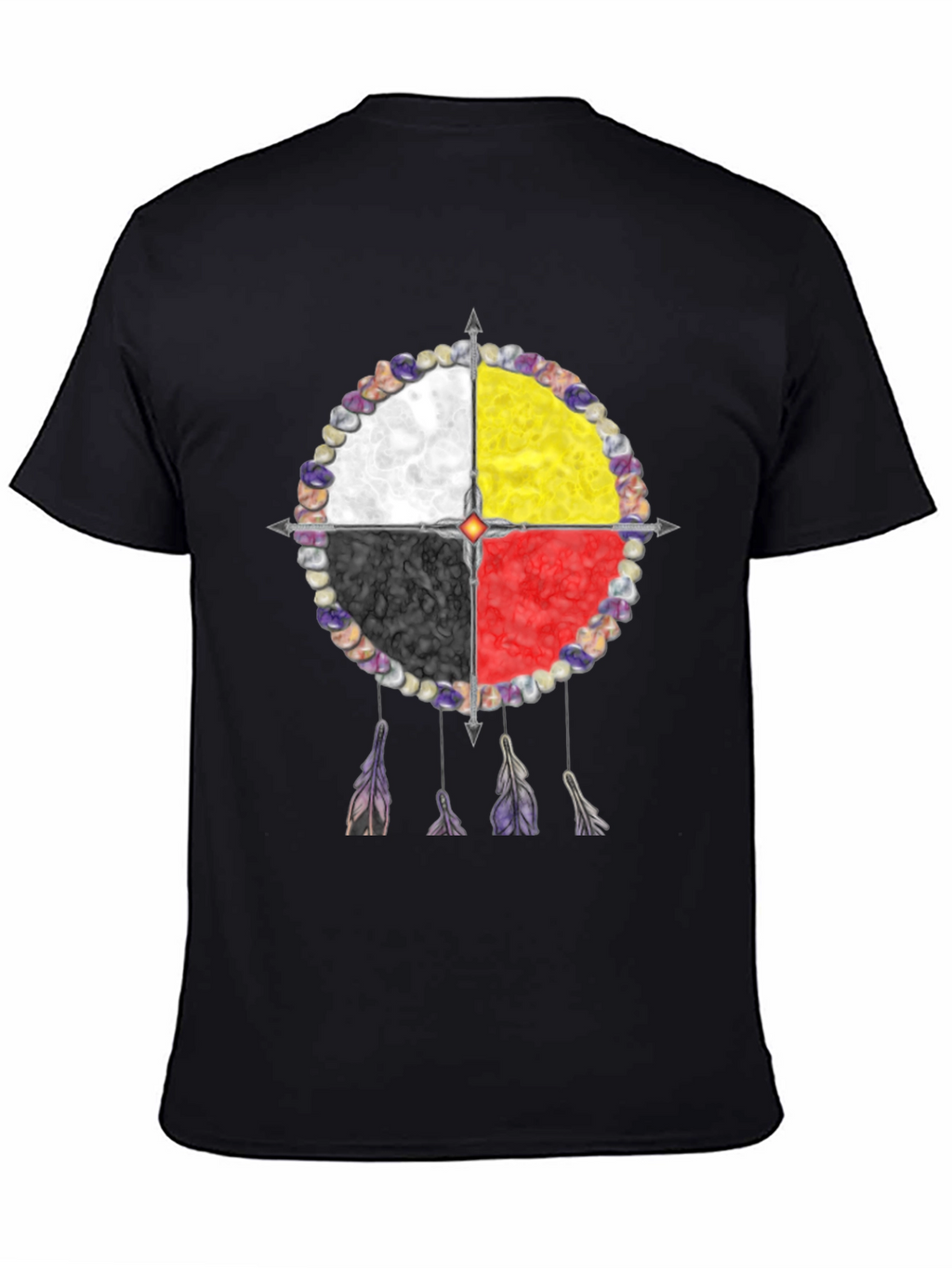 Medicine Wheel T-Shirt: Native American Wisdom