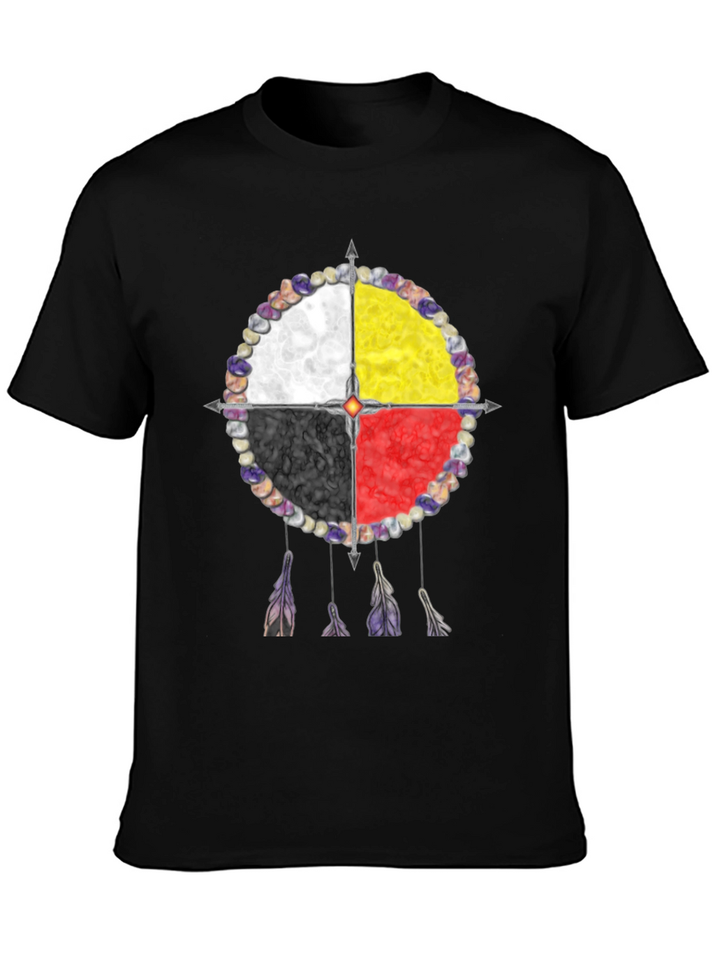 Medicine Wheel T-Shirt: Native American Wisdom