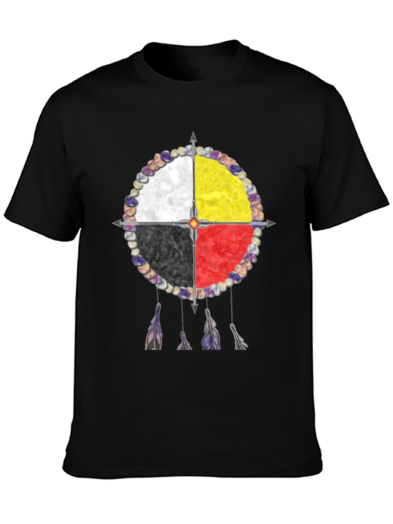 Medicine Wheel T-Shirt: Native American Wisdom