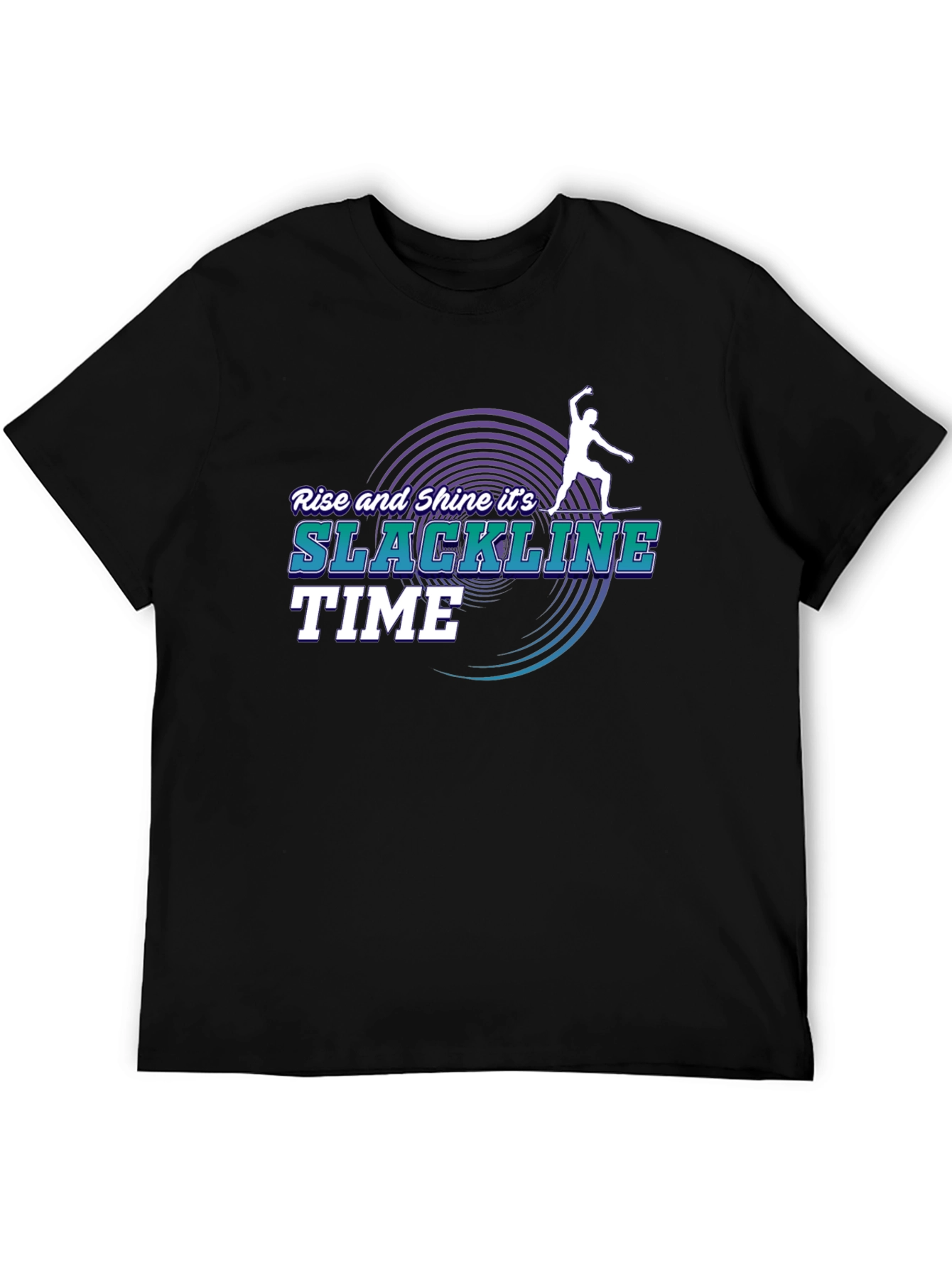 Slackline Time T-Shirt: Rise and Shine
