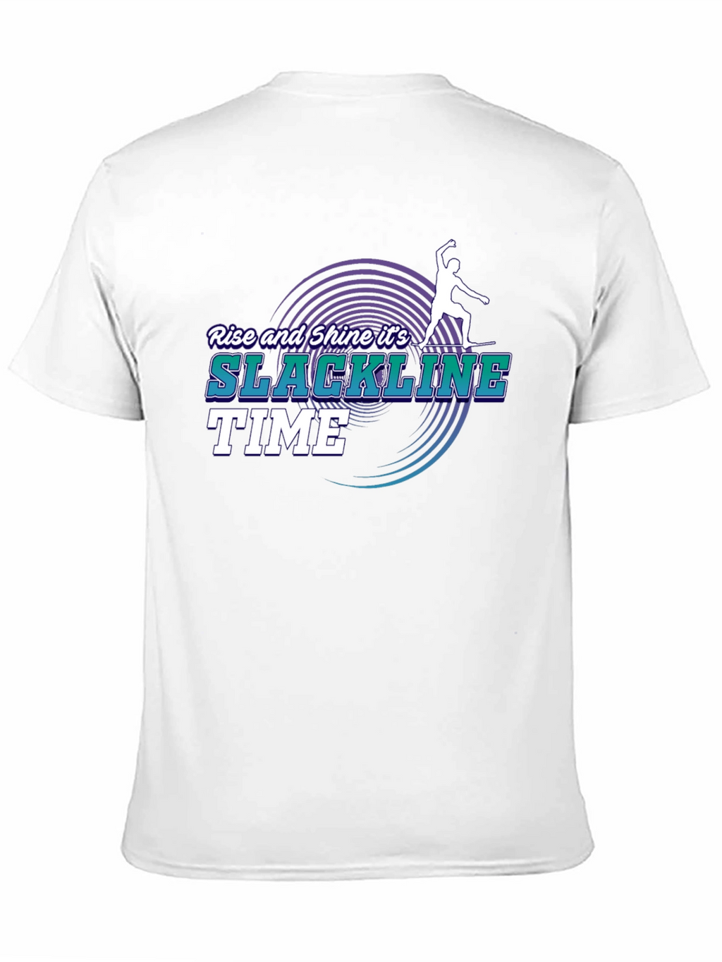 Slackline Time T-Shirt: Rise and Shine