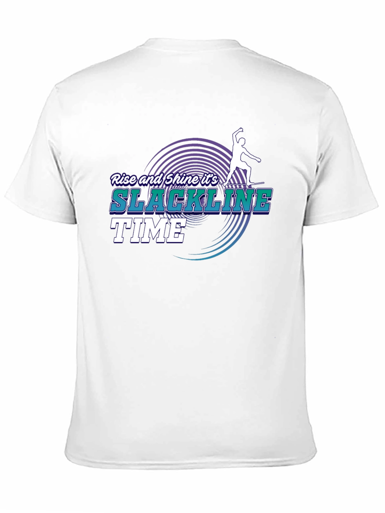 Slackline Time T-Shirt: Rise and Shine