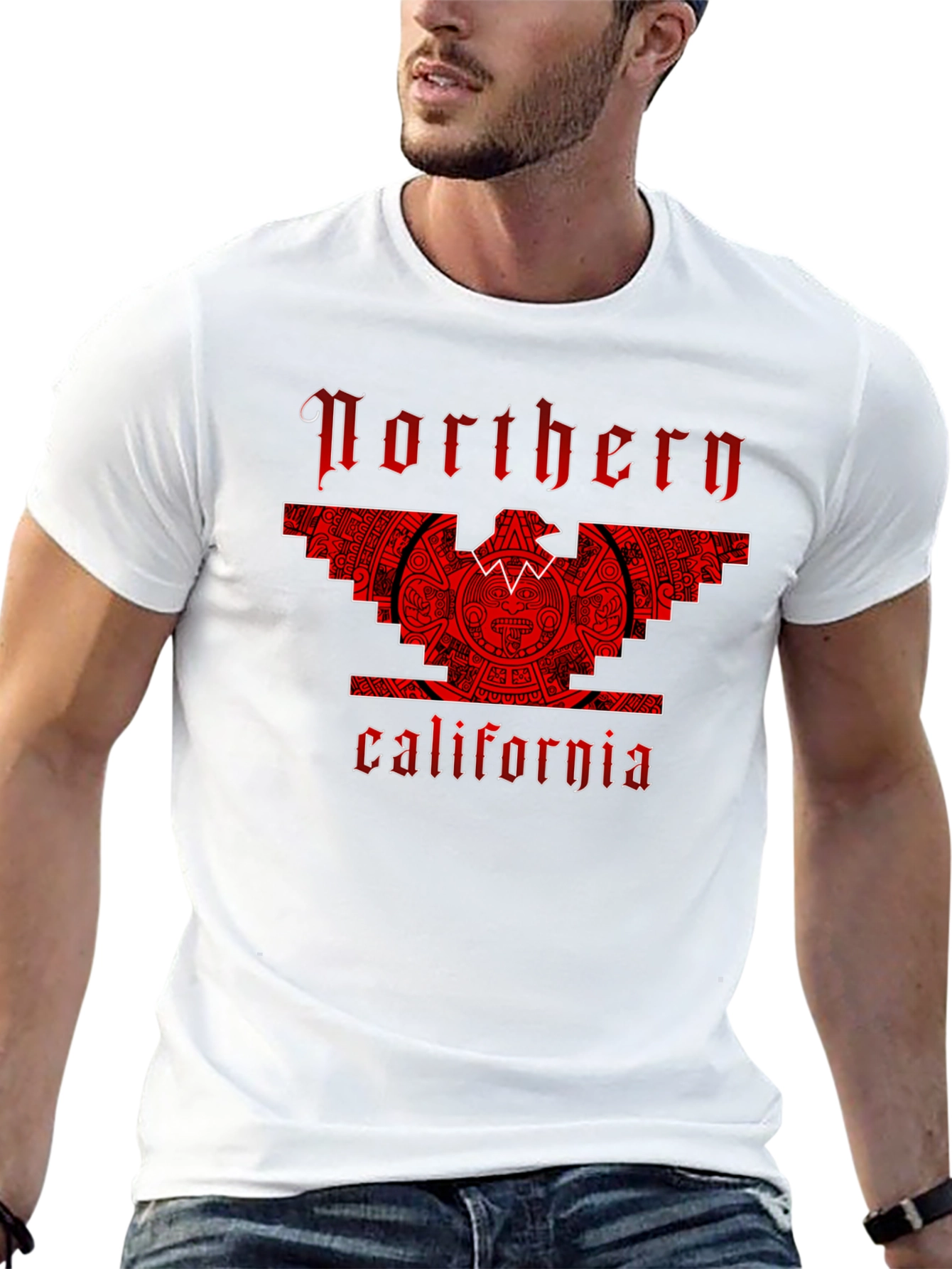 Northern California Aztec Design T-Shirt