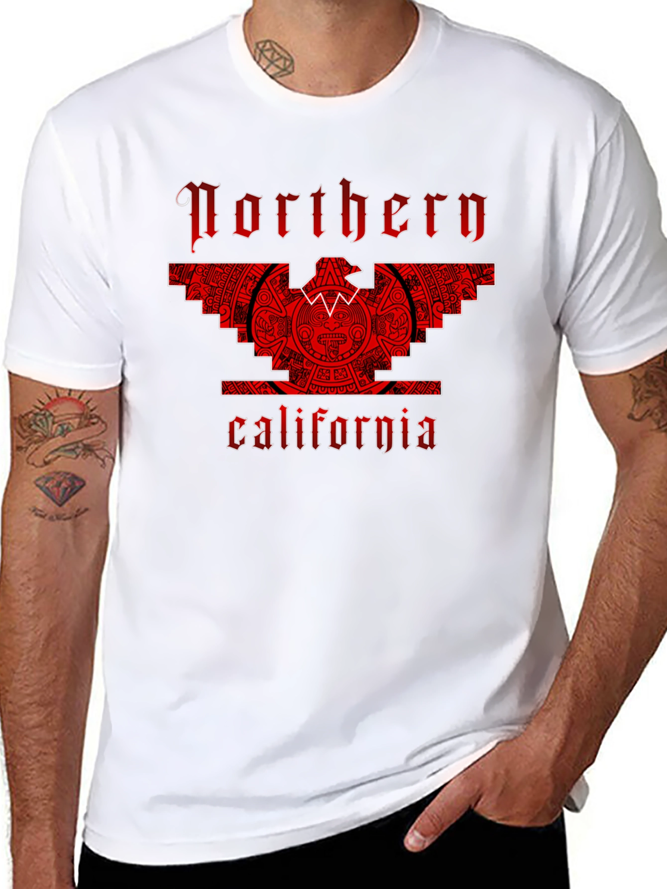 Northern California Aztec Design T-Shirt