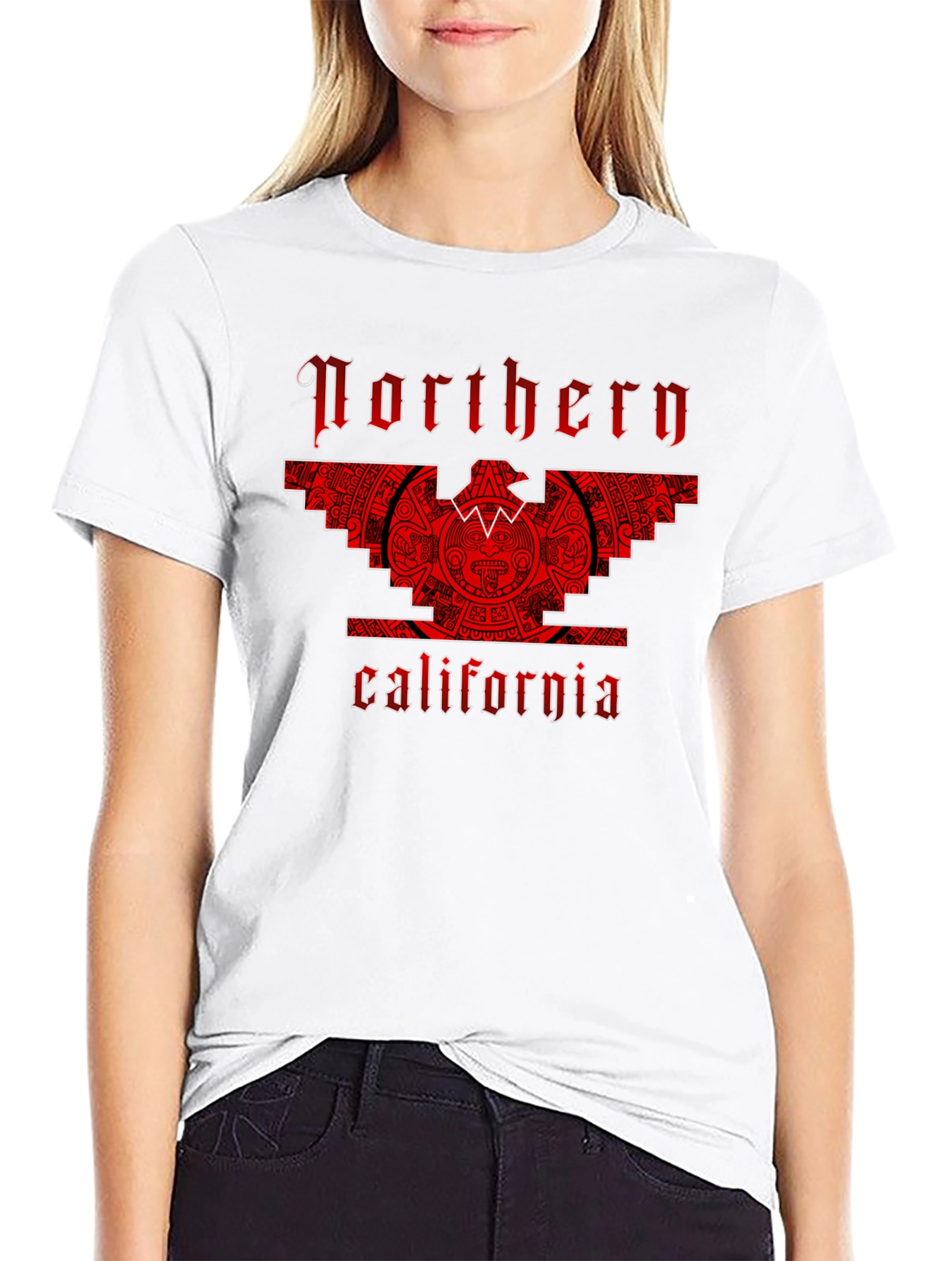 Northern California Aztec Design T-Shirt