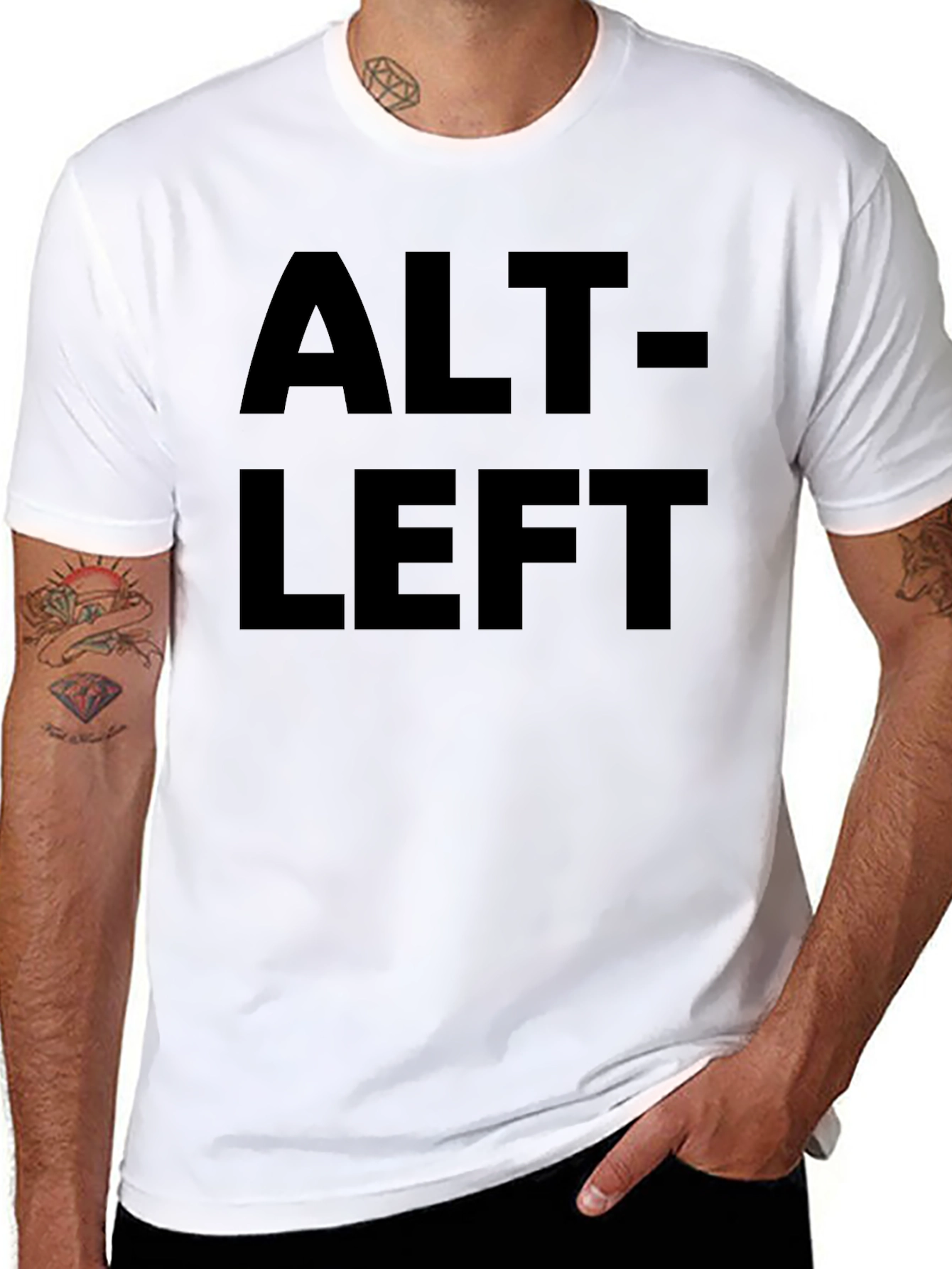Alt-Left Graphic T-Shirt - Bold Statement Tee