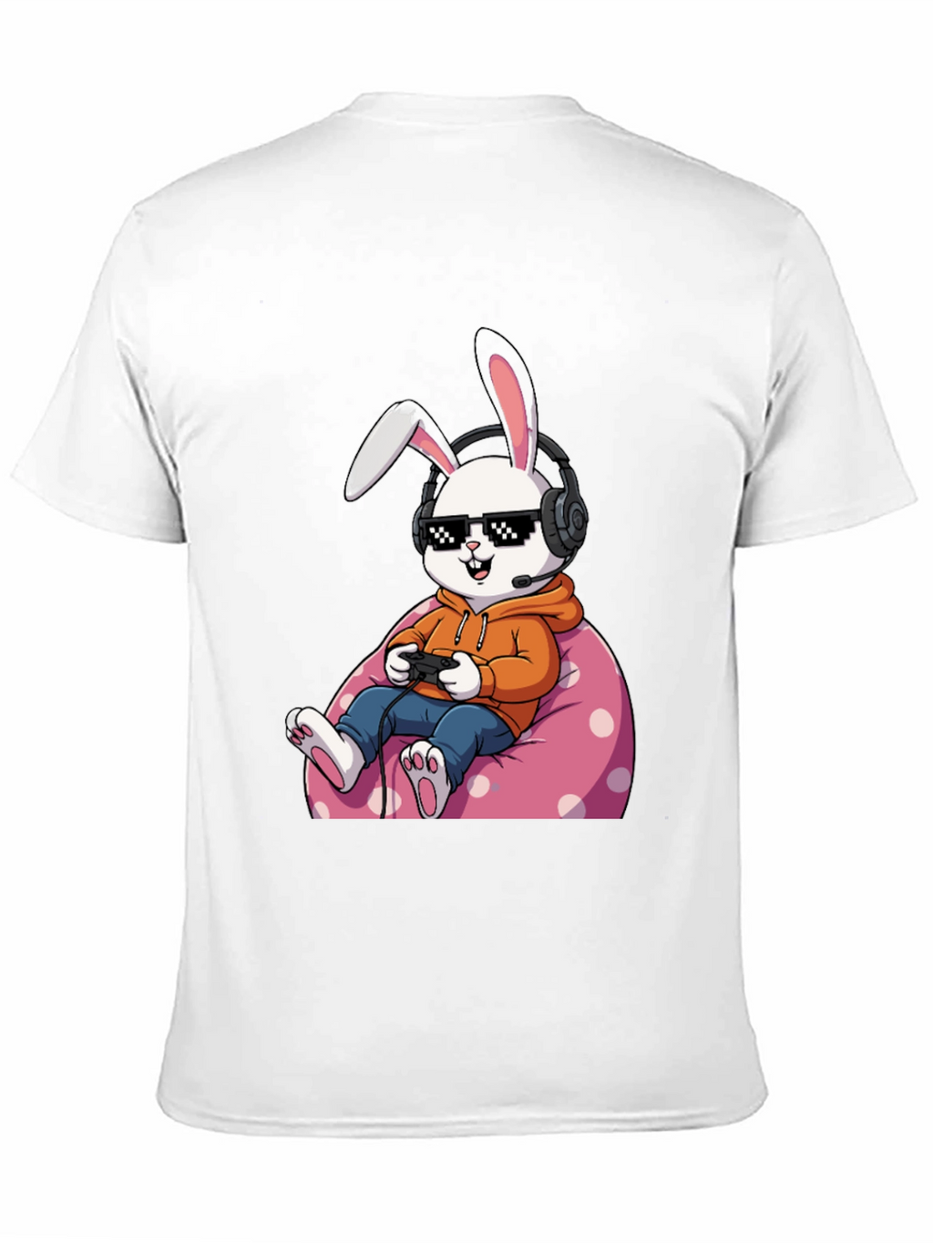 Gamer Bunny T-Shirt - Cool Graphic Tee