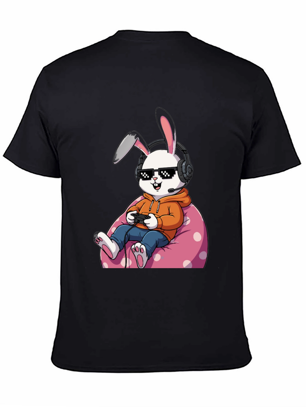 Gamer Bunny T-Shirt - Cool Graphic Tee