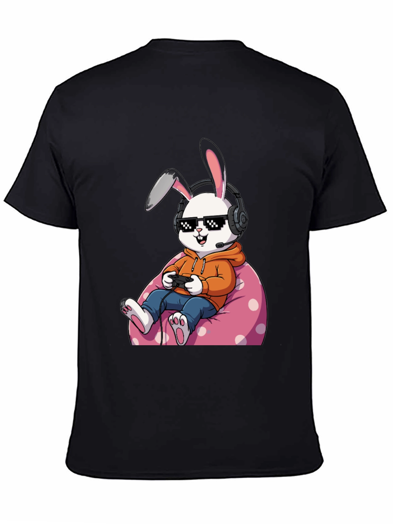 Gamer Bunny T-Shirt - Cool Graphic Tee