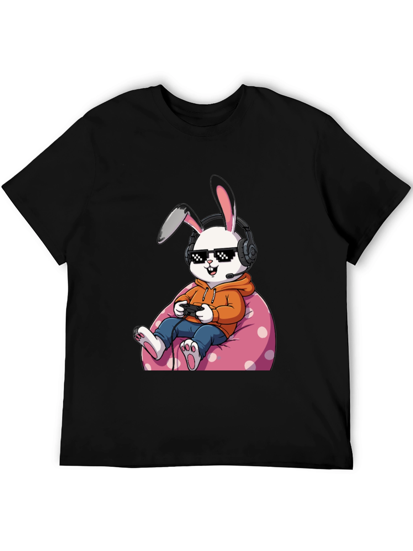 Gamer Bunny T-Shirt - Cool Graphic Tee