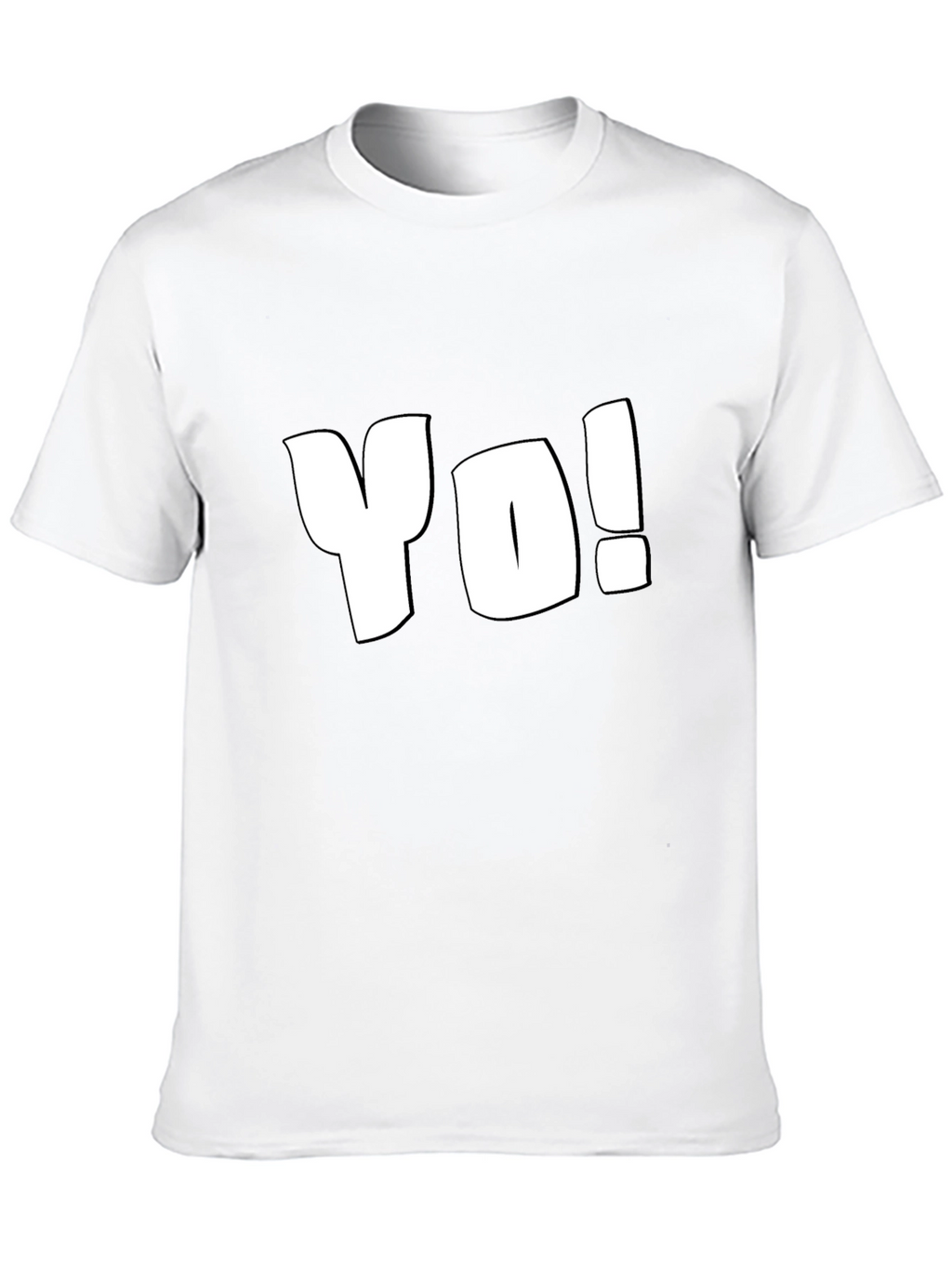 Yo! Black T-Shirt - Casual Style
