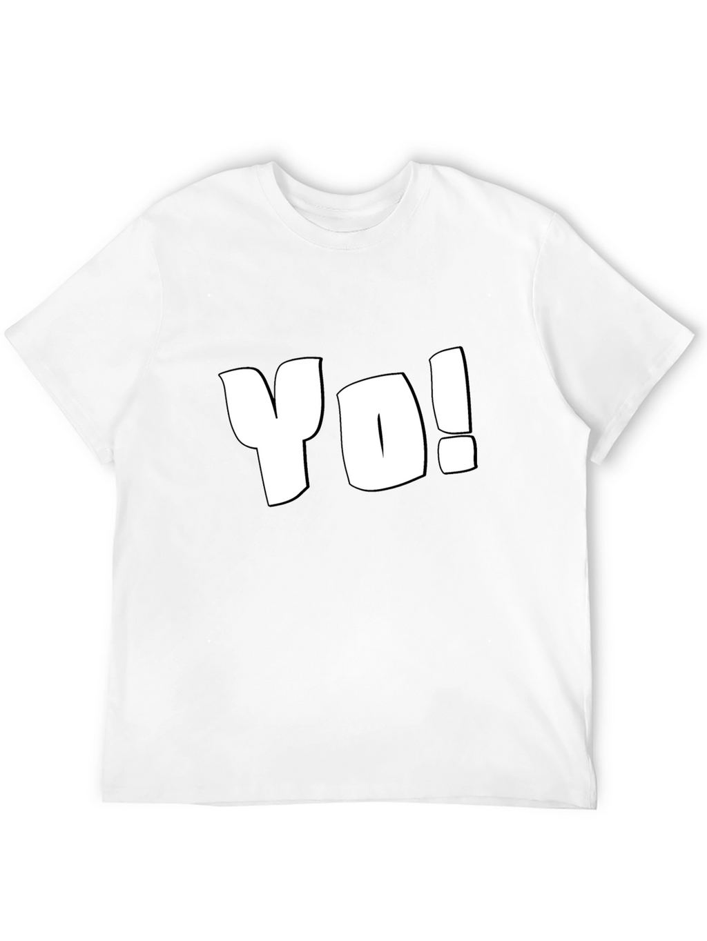 Yo! Black T-Shirt - Casual Style