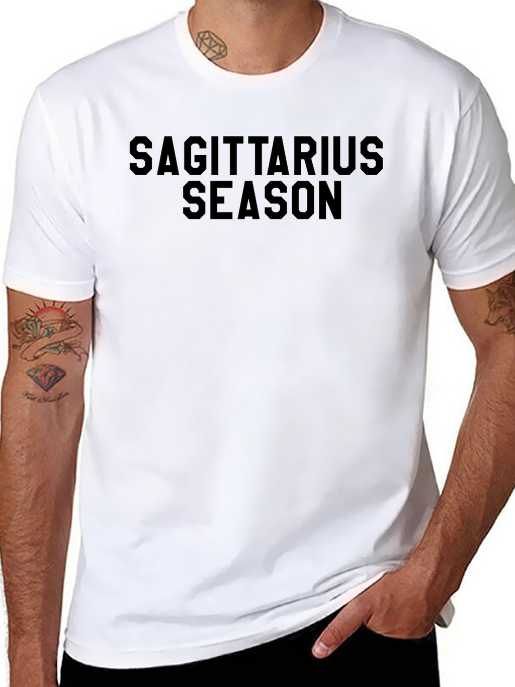 Sagittarius Season Black T-Shirt