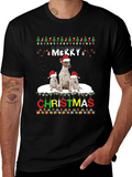 Merry Christmas Dog Breed T-Shirt