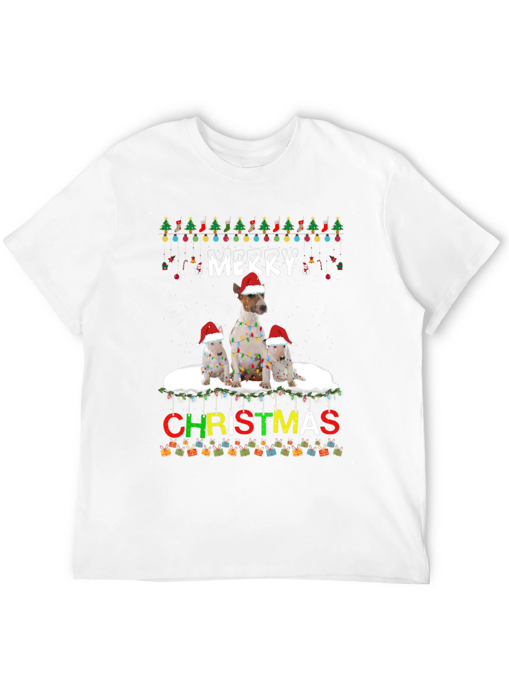 Merry Christmas Dog Breed T-Shirt