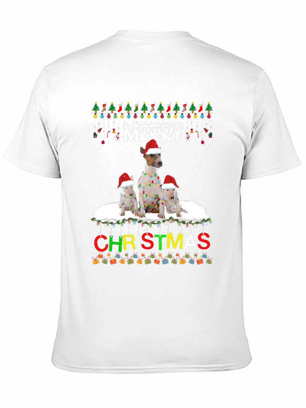 Merry Christmas Dog Breed T-Shirt