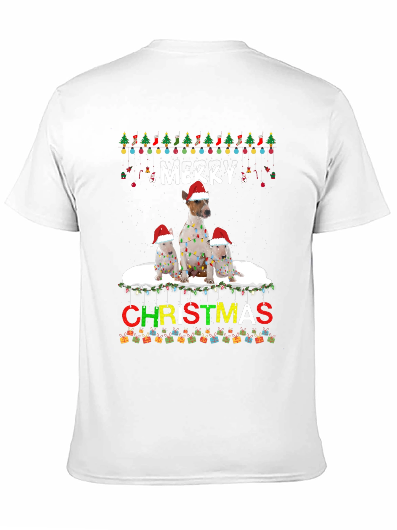 Merry Christmas Dog Breed T-Shirt