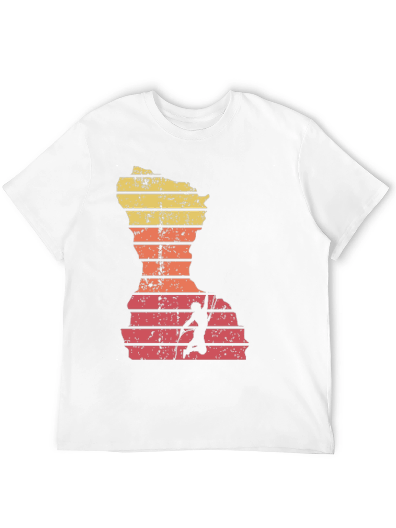 Retro Climber T-Shirt - Wisconsin Silhouette