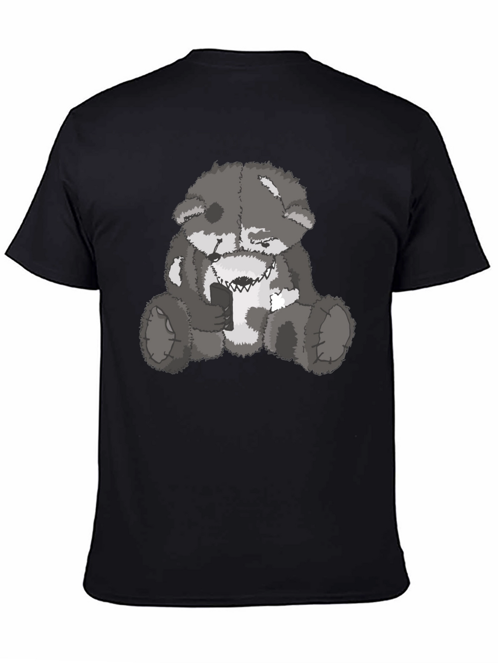 Evil Bear Graphic Tee - Mens Black T-Shirt