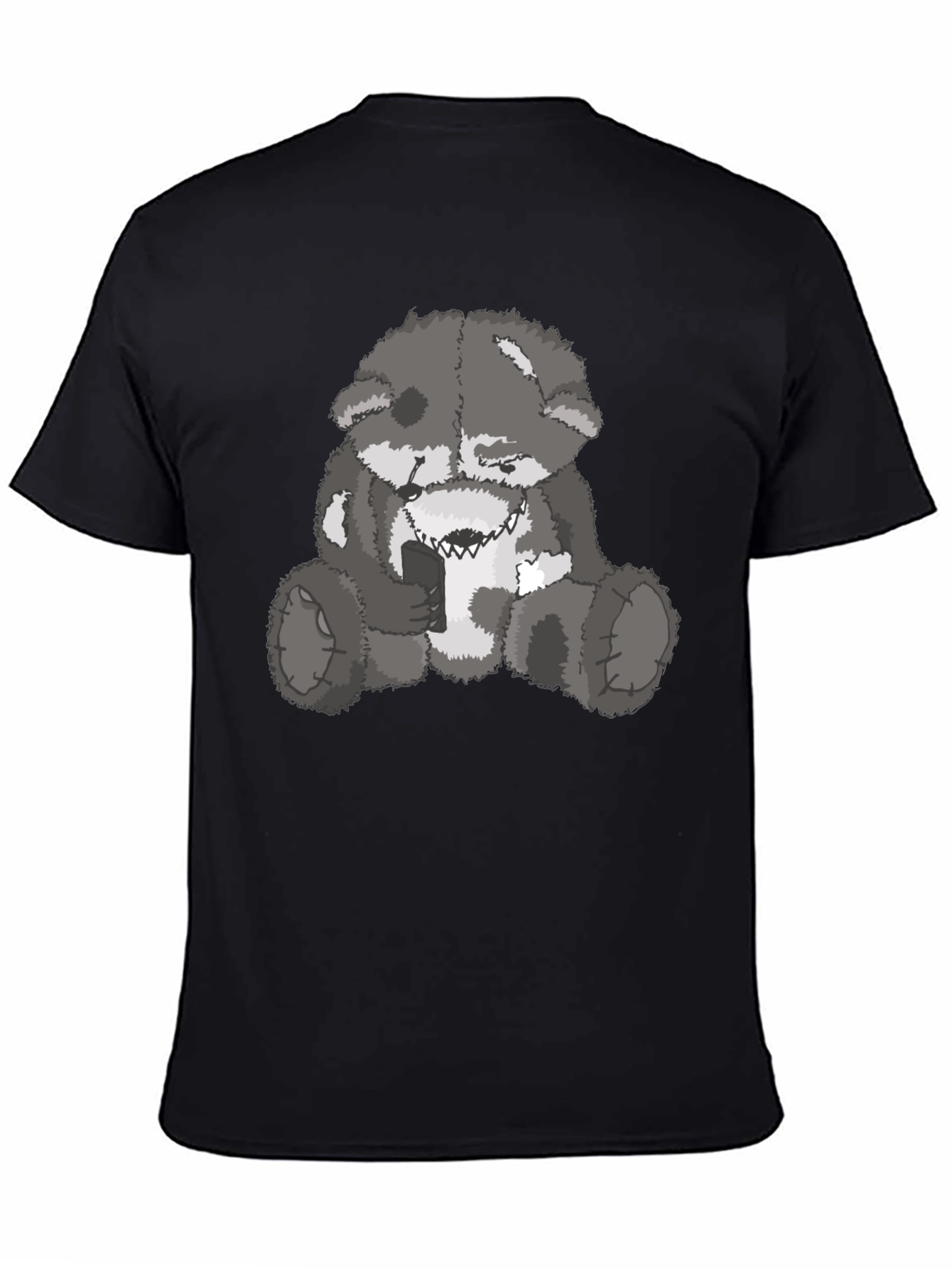 Evil Bear Graphic Tee - Mens Black T-Shirt