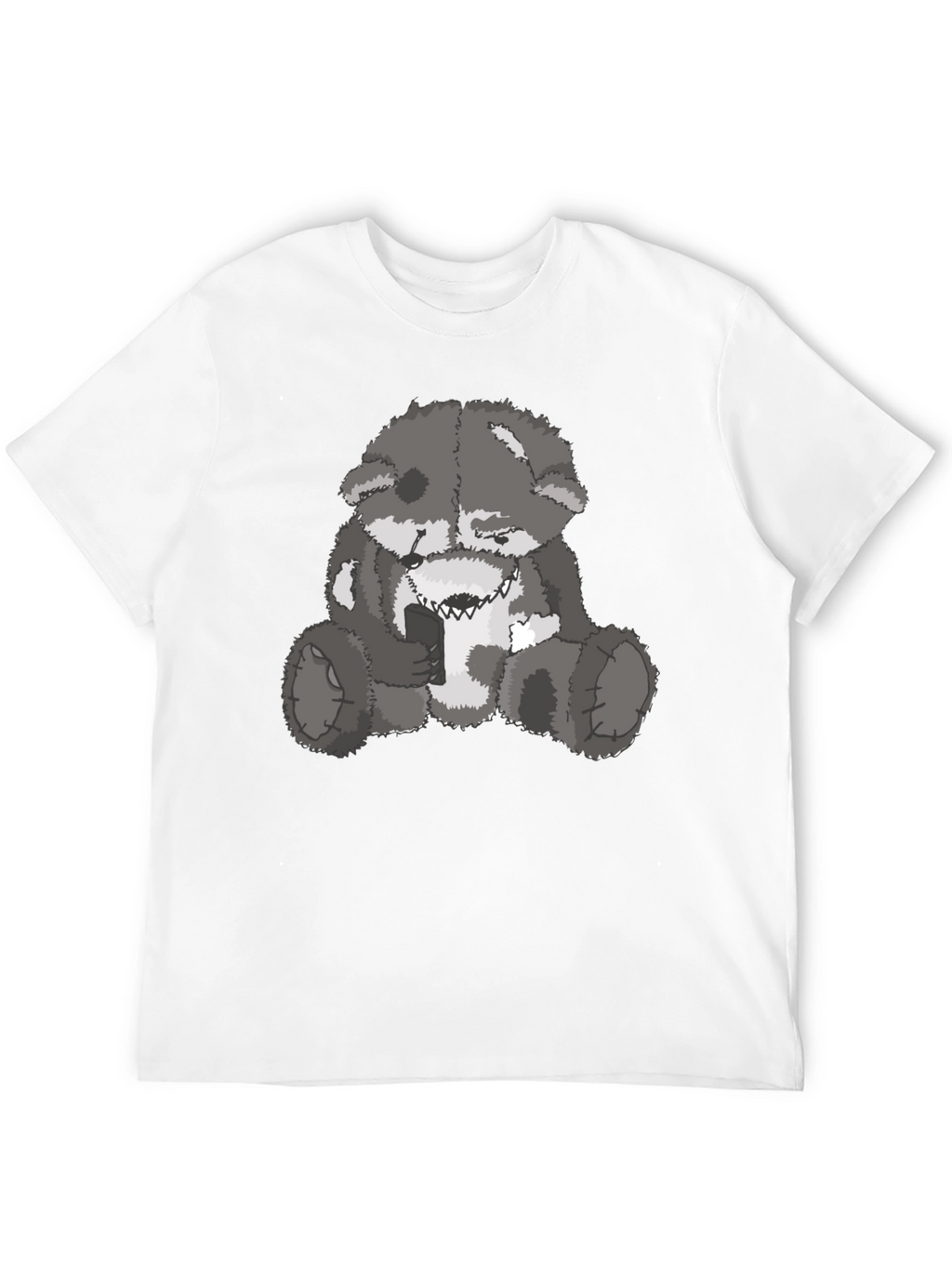 Evil Bear Graphic Tee - Mens Black T-Shirt