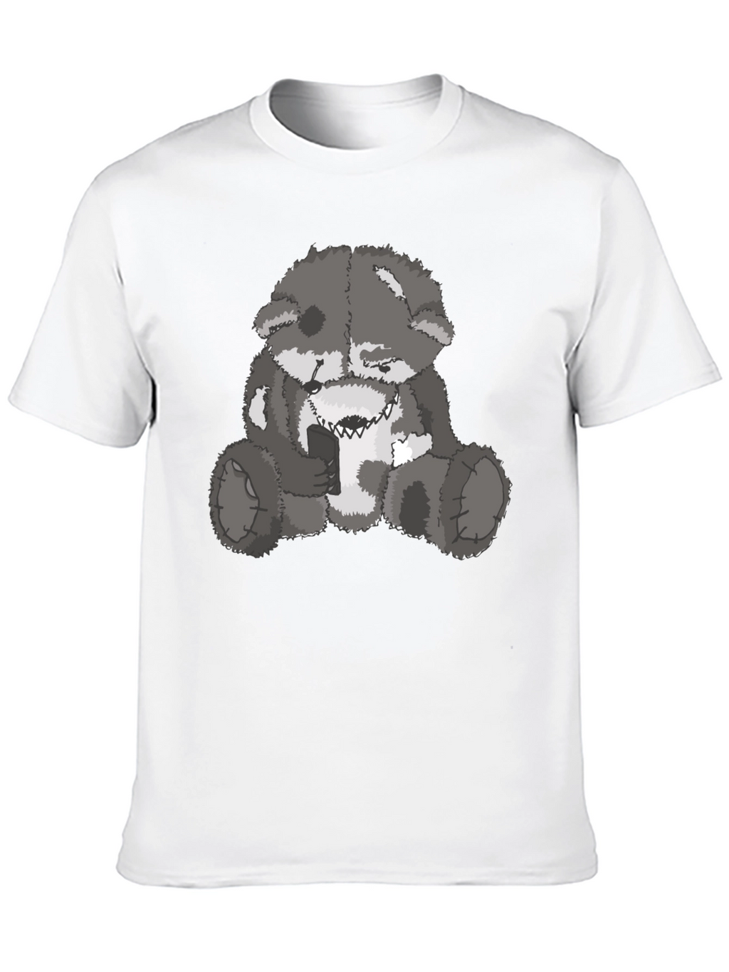 Evil Bear Graphic Tee - Mens Black T-Shirt