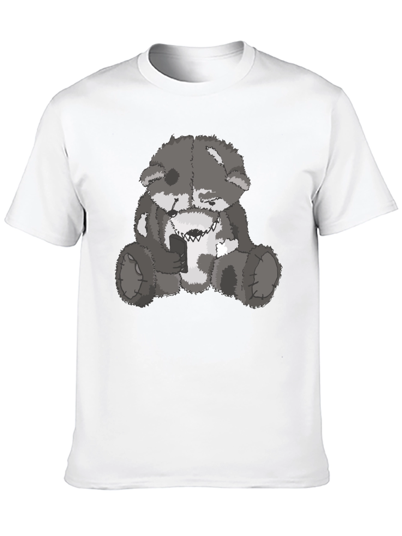 Evil Bear Graphic Tee - Mens Black T-Shirt