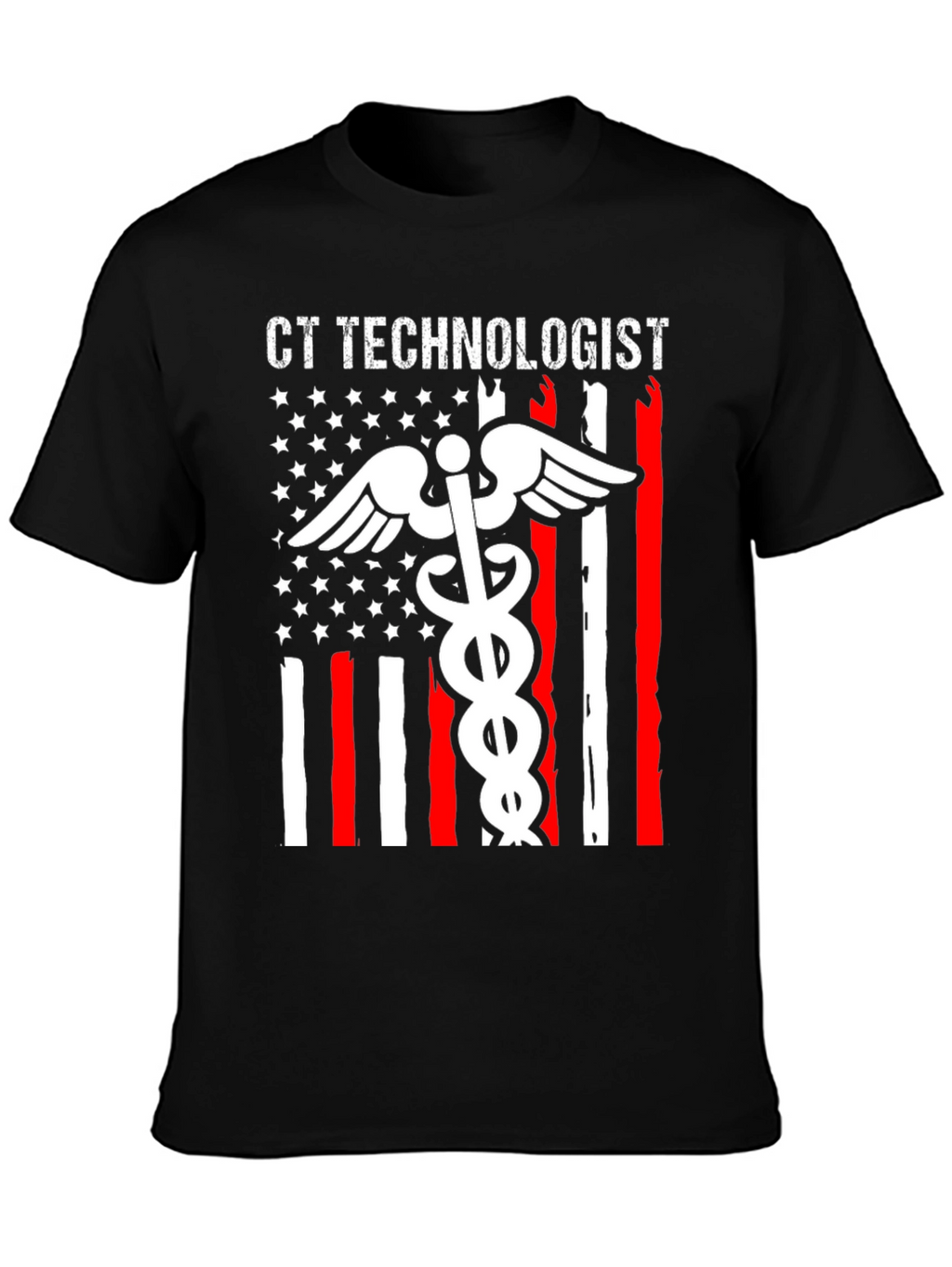 CT Technologist American Flag Graphic Tee