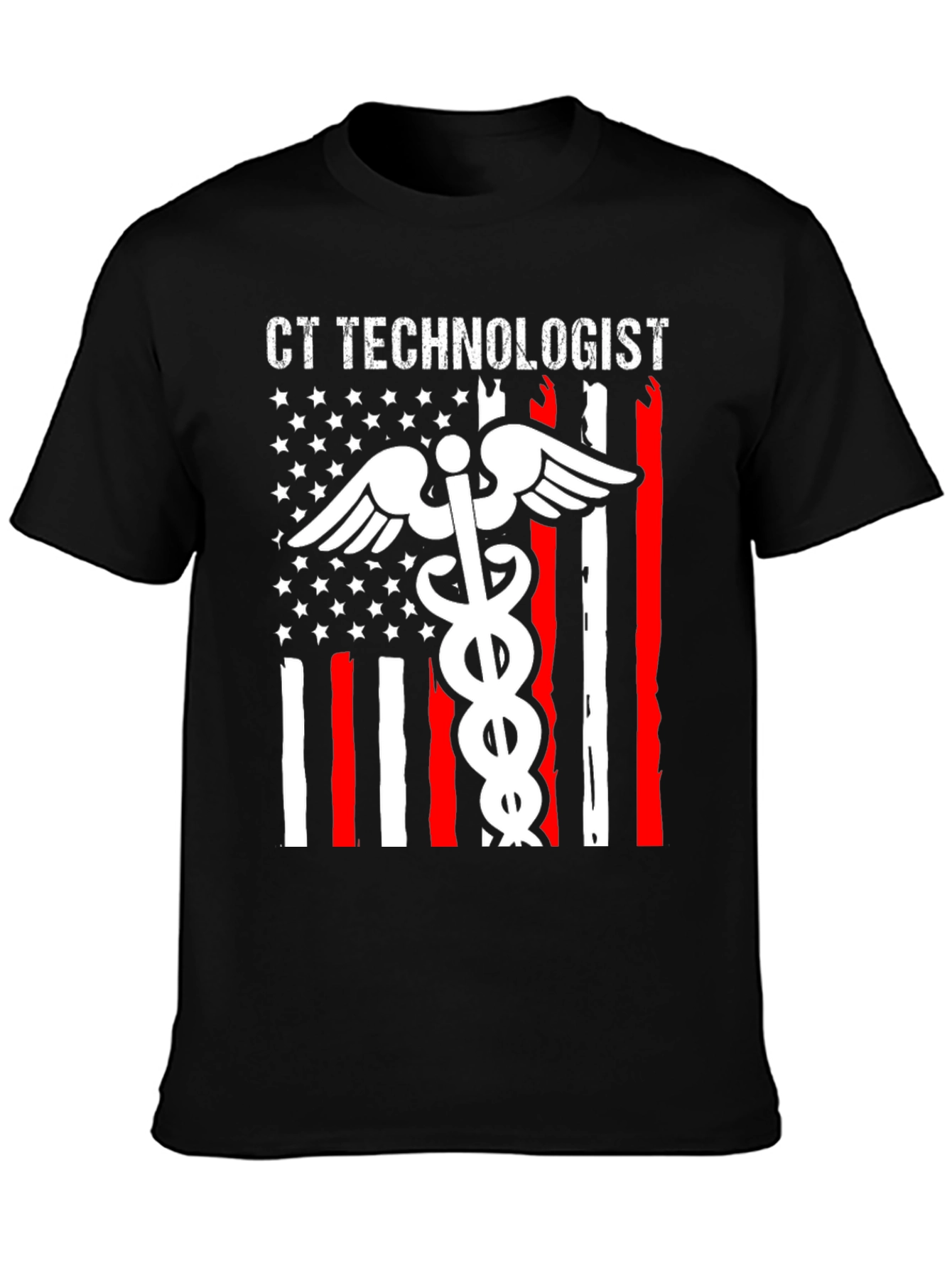 CT Technologist American Flag Graphic Tee
