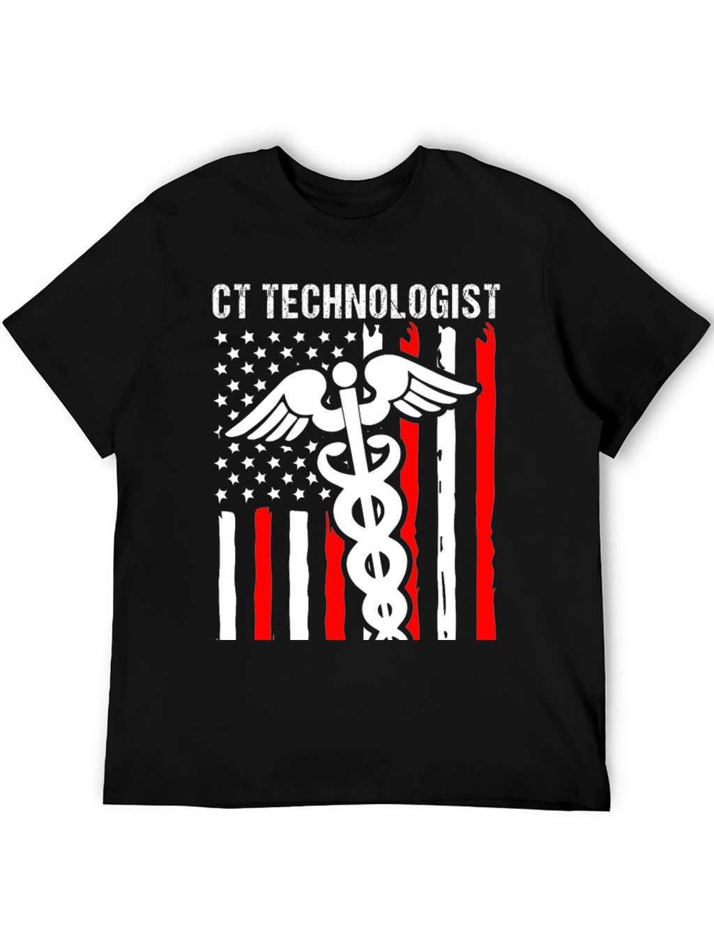 CT Technologist American Flag Graphic Tee