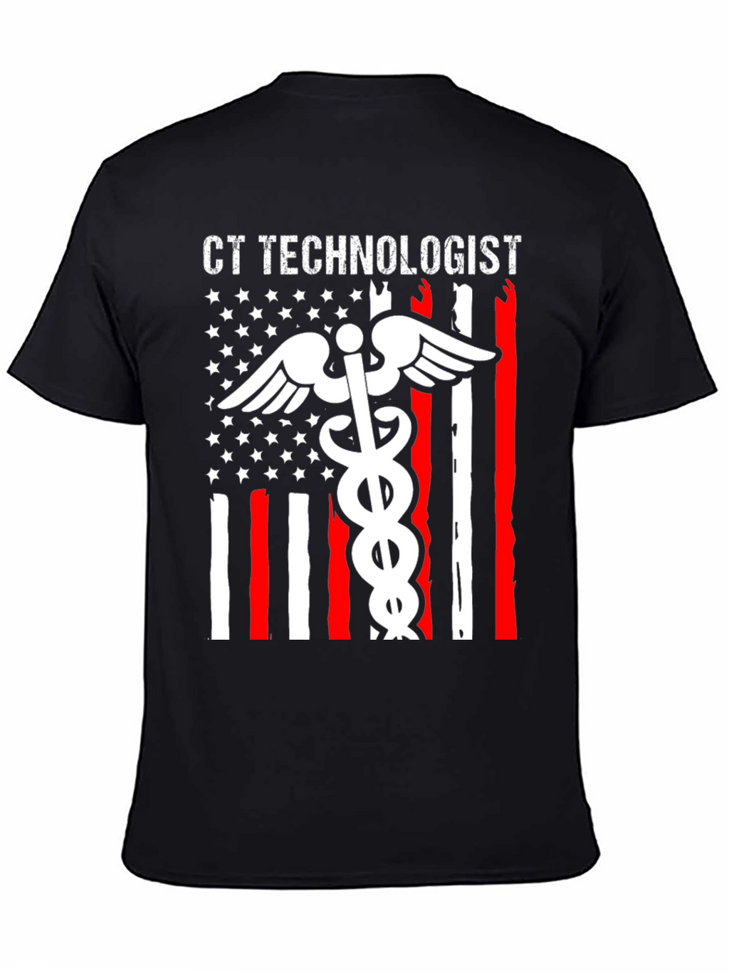 CT Technologist American Flag Graphic Tee