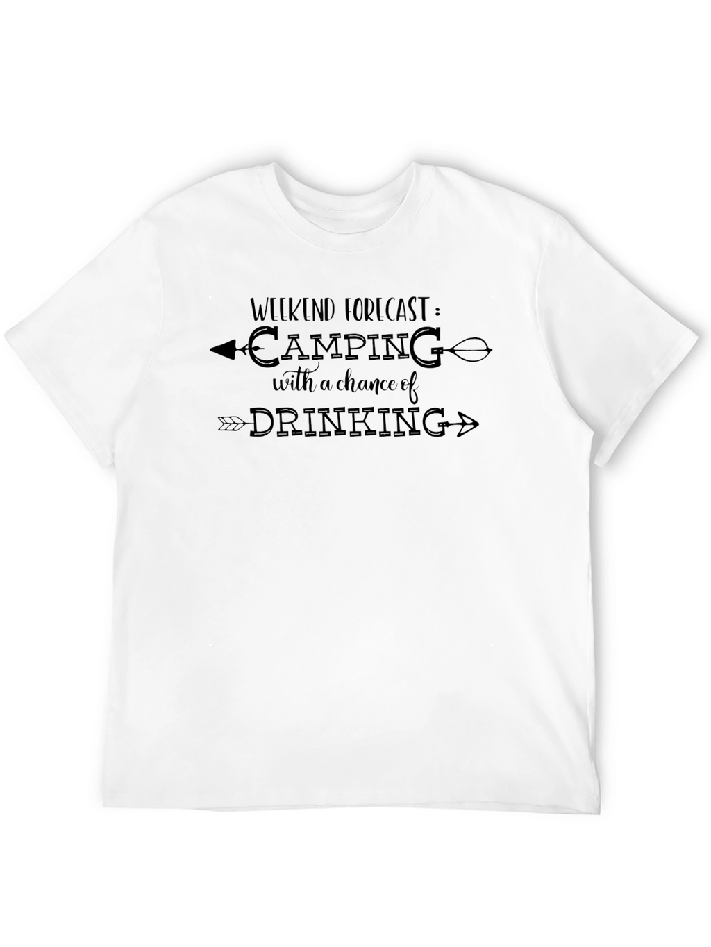 Camping & Drinking Forecast T-Shirt