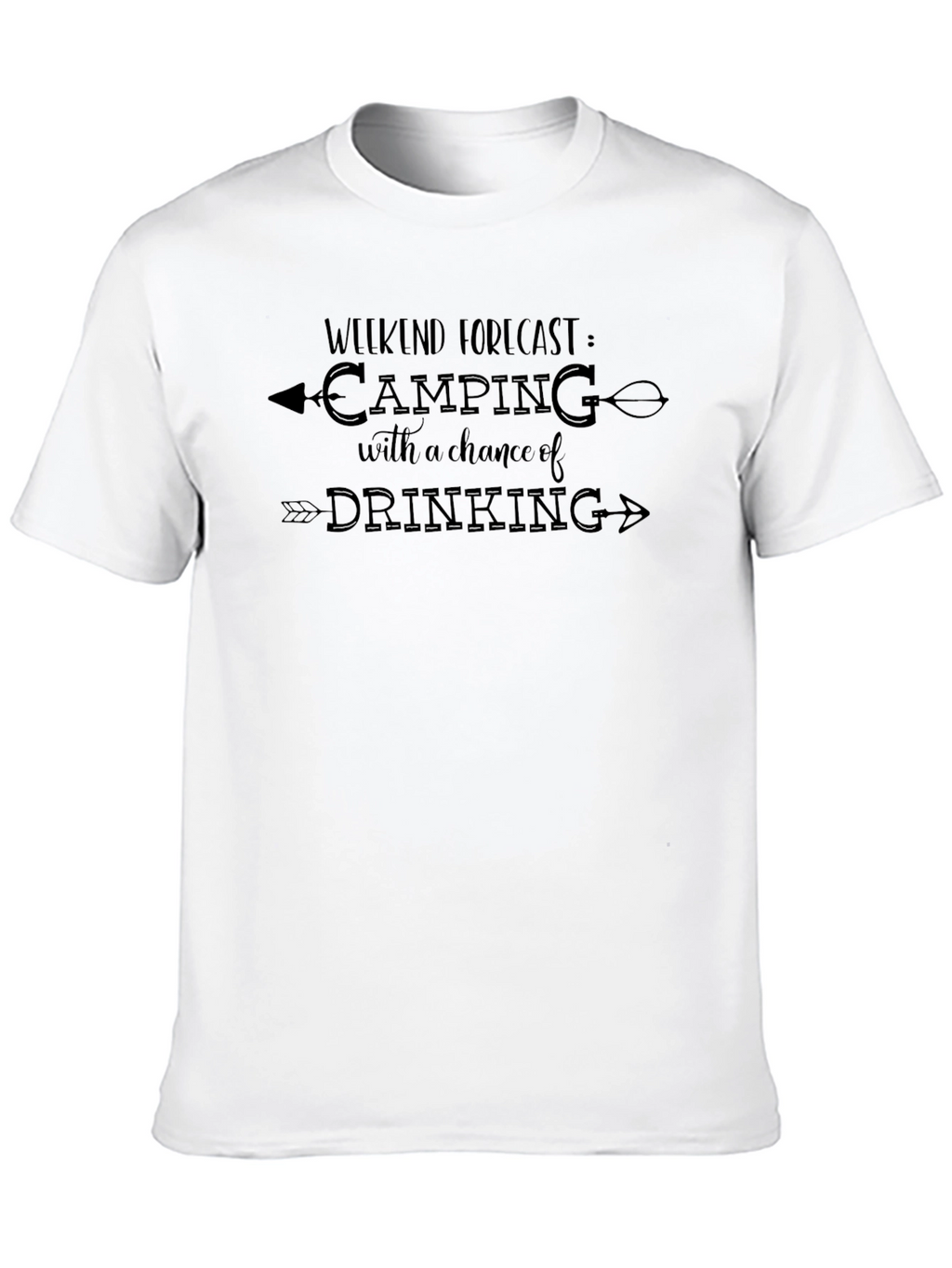 Camping & Drinking Forecast T-Shirt