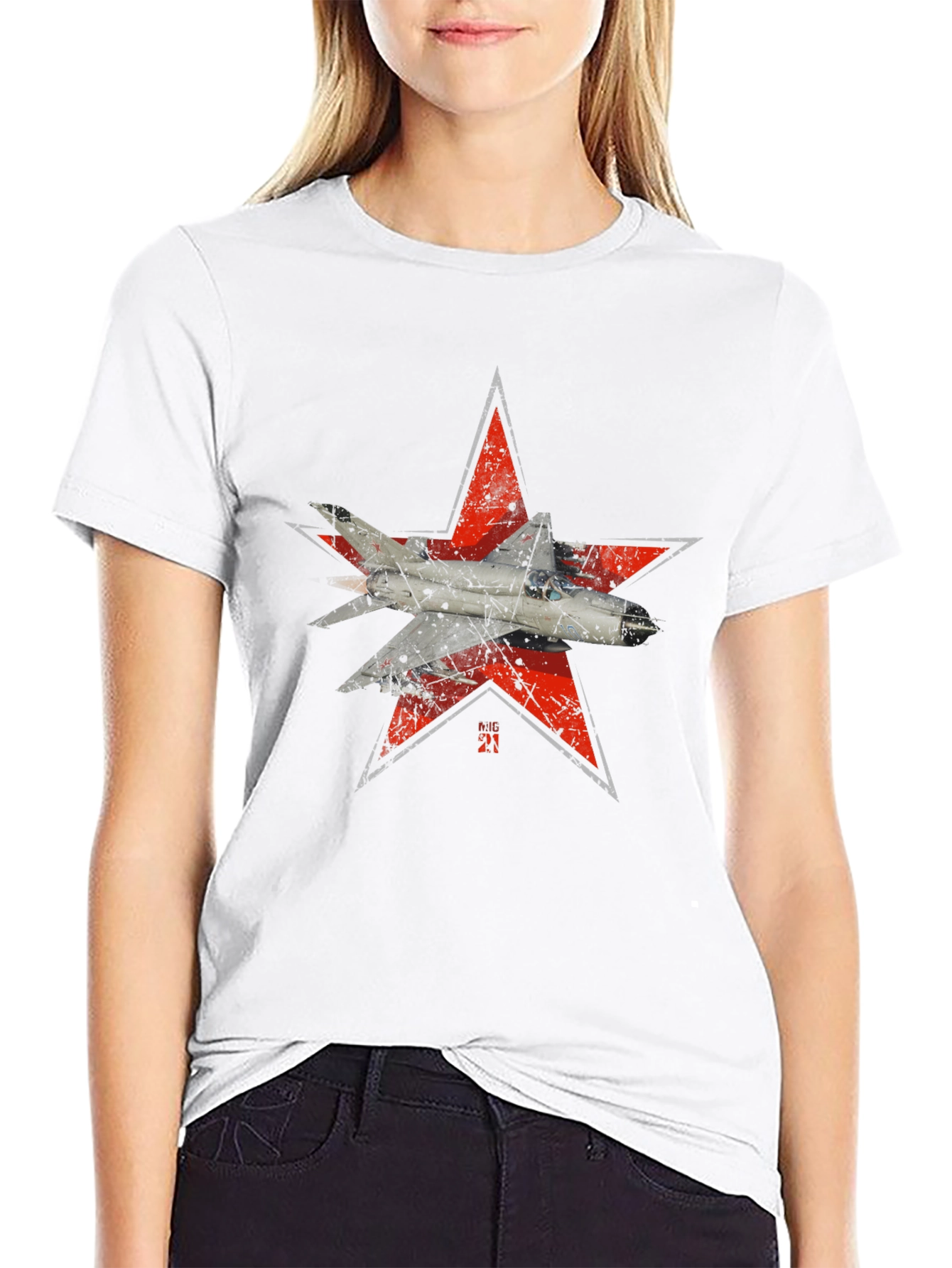 MiG-21 Jet Fighter T-Shirt