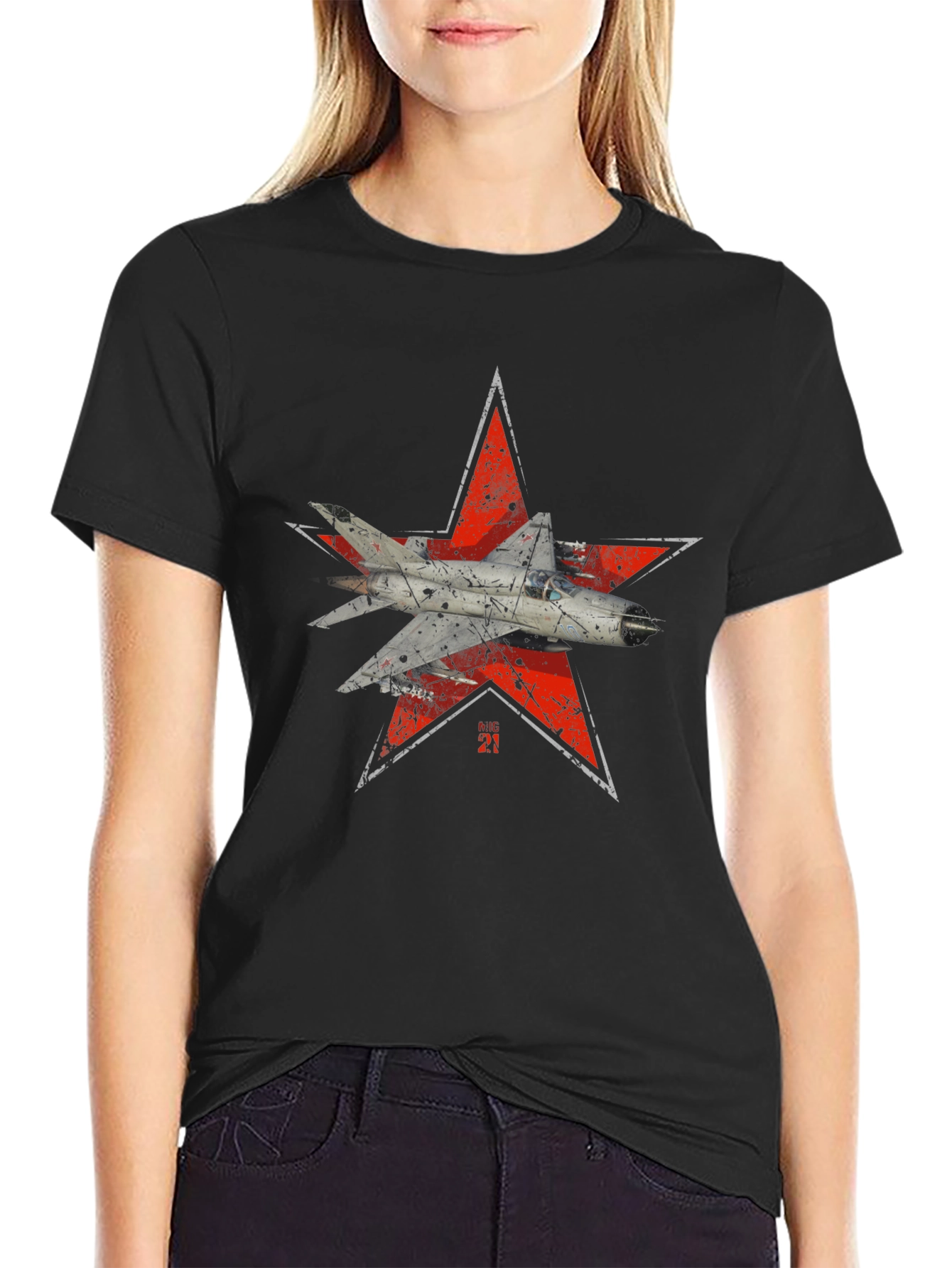 MiG-21 Jet Fighter T-Shirt