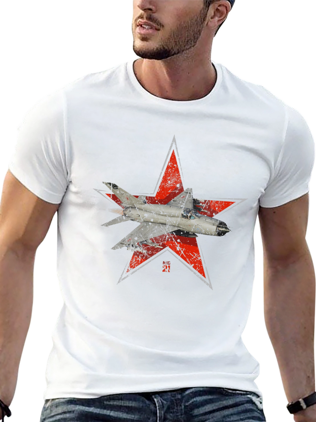 MiG-21 Jet Fighter T-Shirt