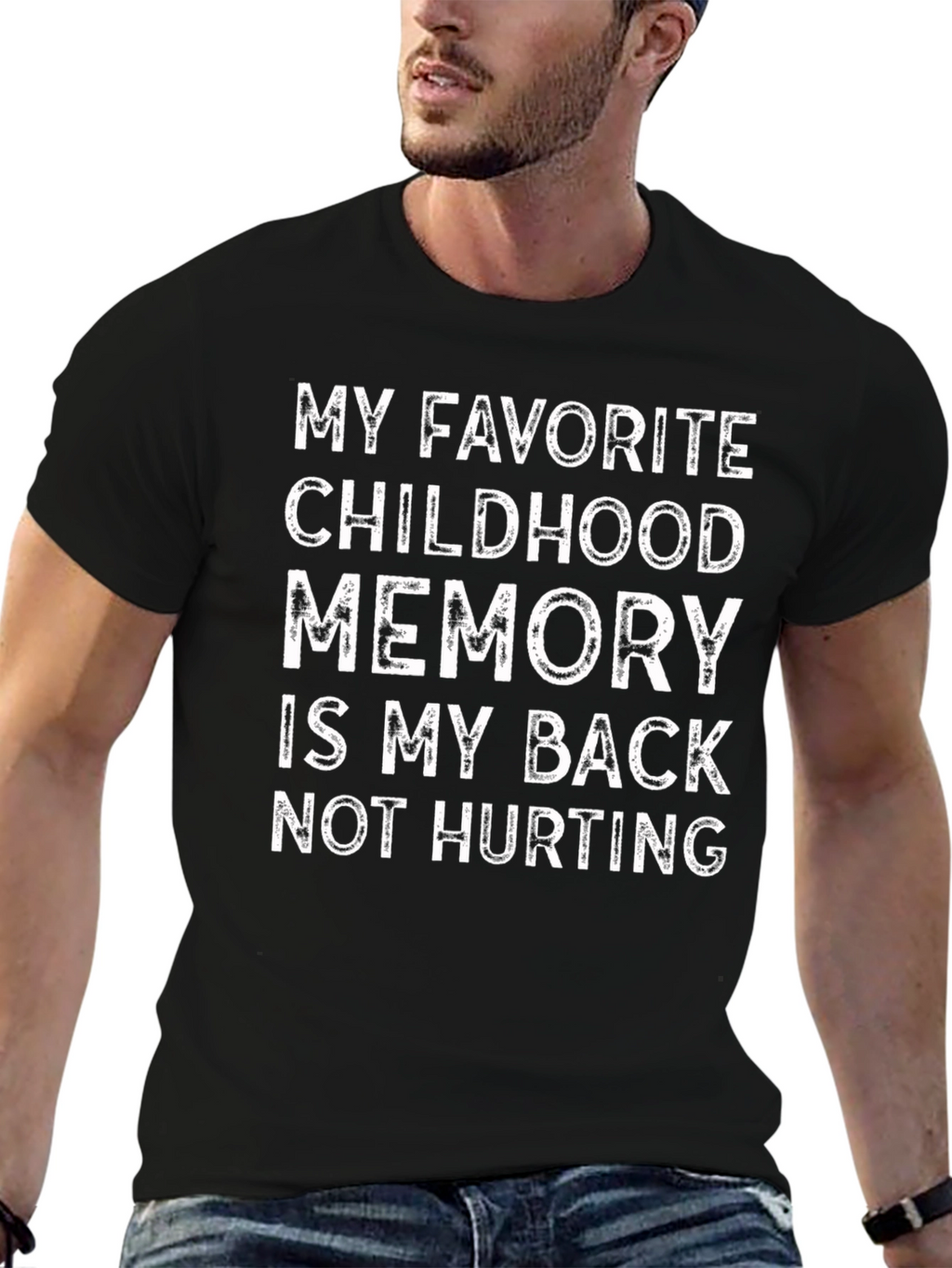 Funny Back Pain Relief T-Shirt - Childhood Memory