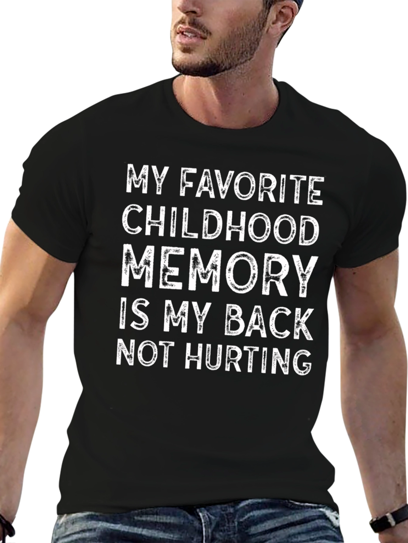 Funny Back Pain Relief T-Shirt - Childhood Memory