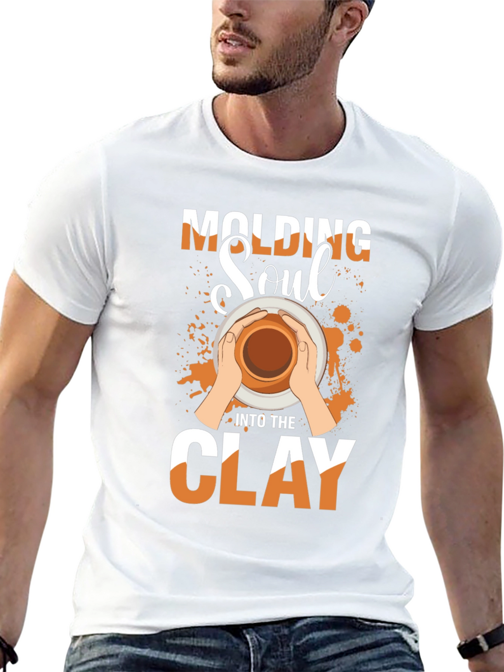 Molding Soul Into The Clay Black T-Shirt