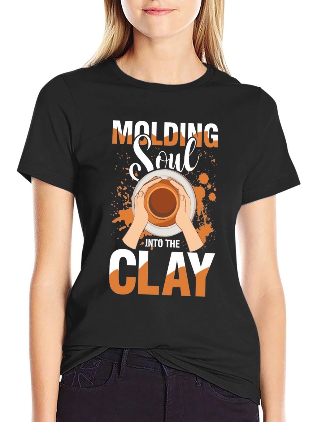 Molding Soul Into The Clay Black T-Shirt