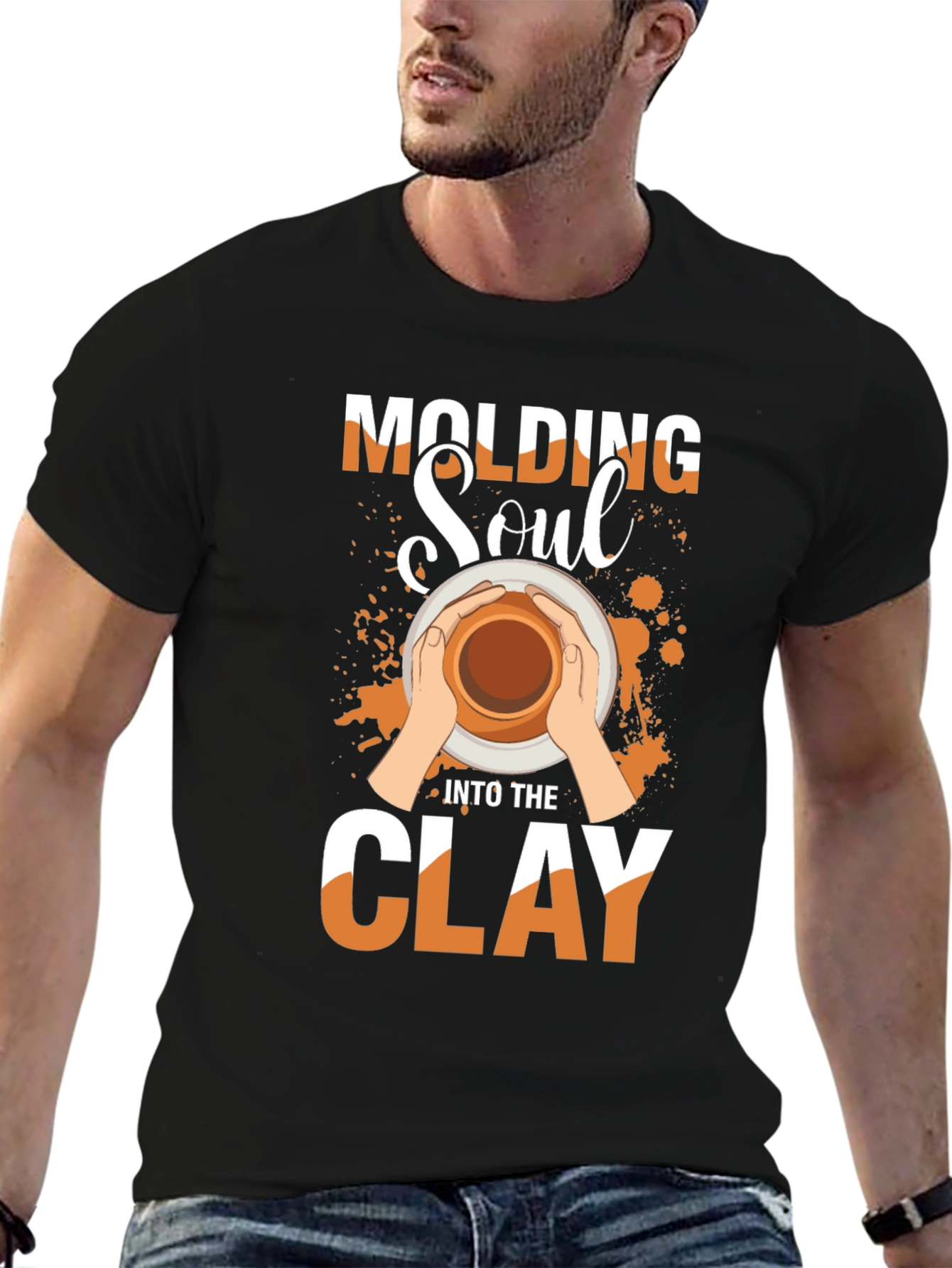 Molding Soul Into The Clay Black T-Shirt