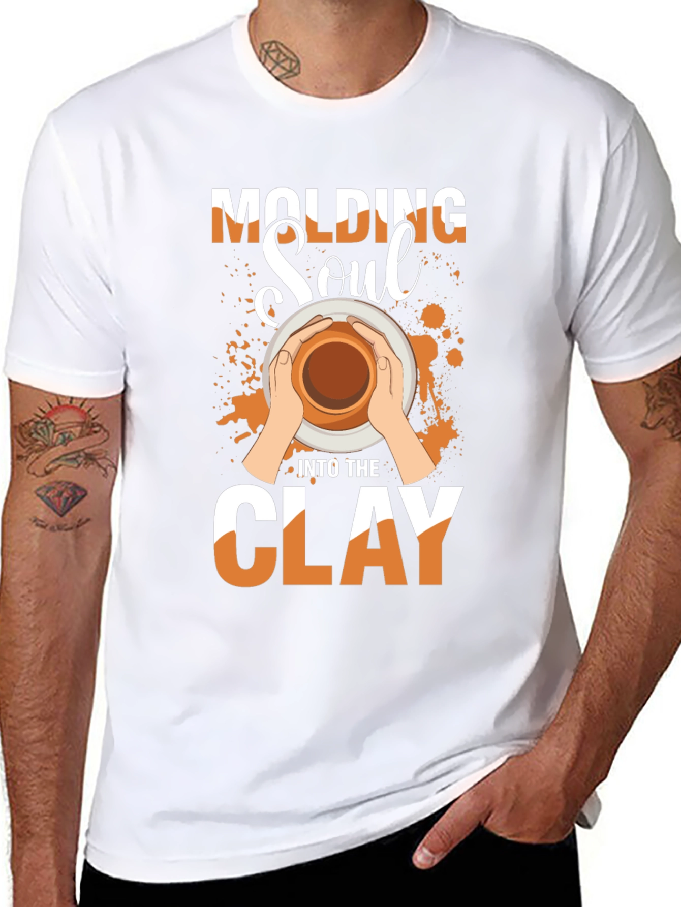 Molding Soul Into The Clay Black T-Shirt
