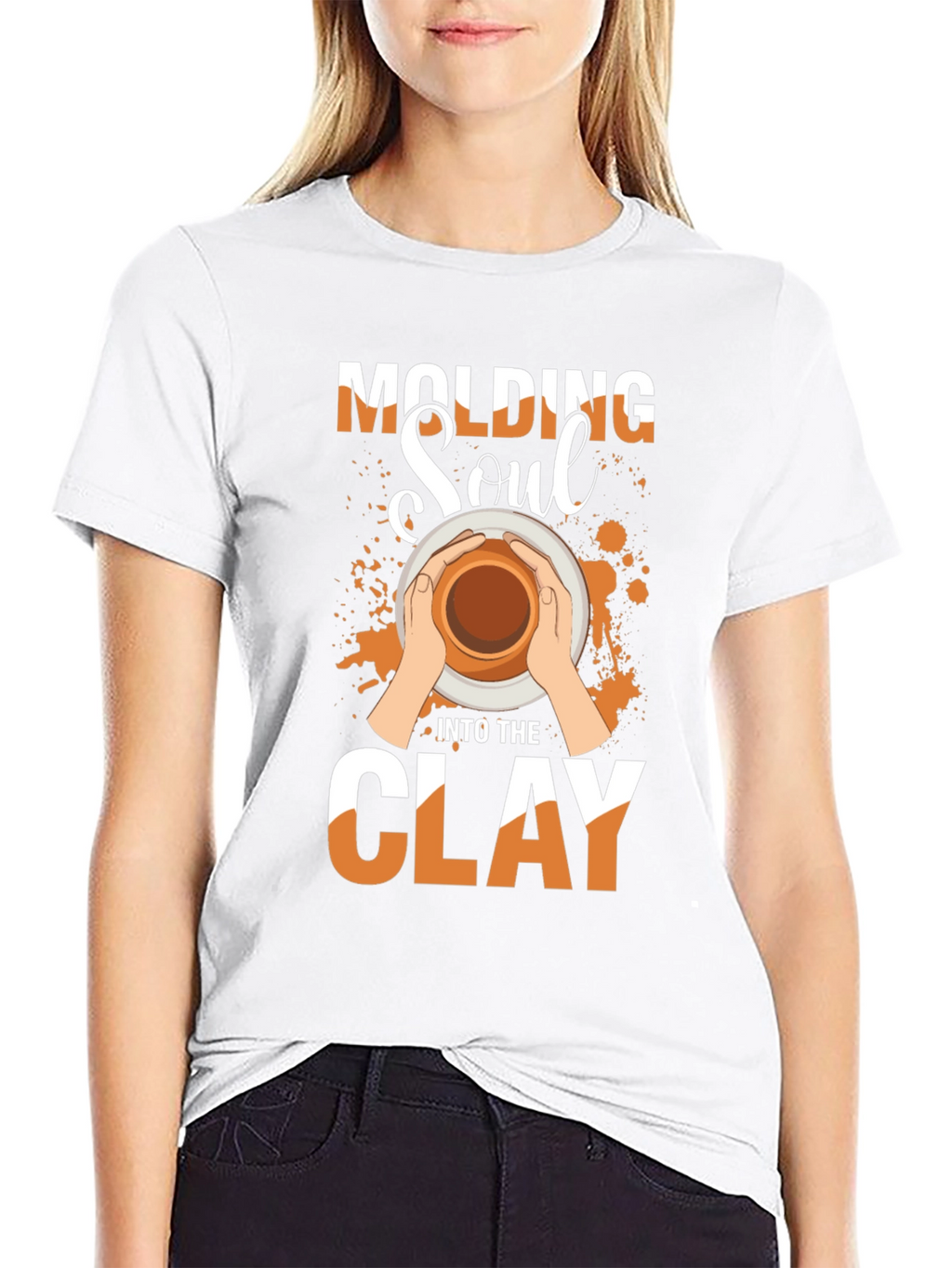 Molding Soul Into The Clay Black T-Shirt