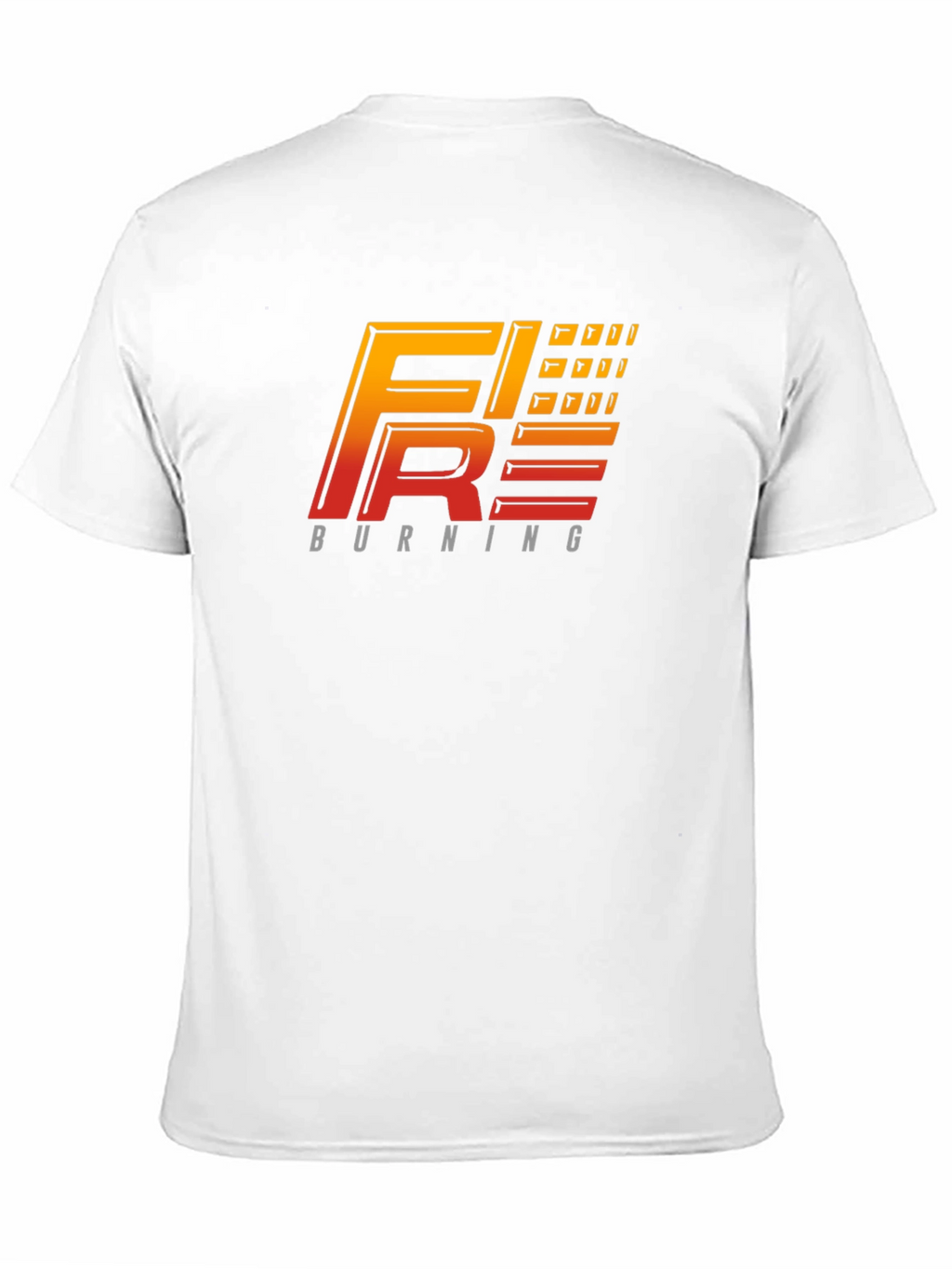 Fire Burning Graphic Tee - Black T-Shirt