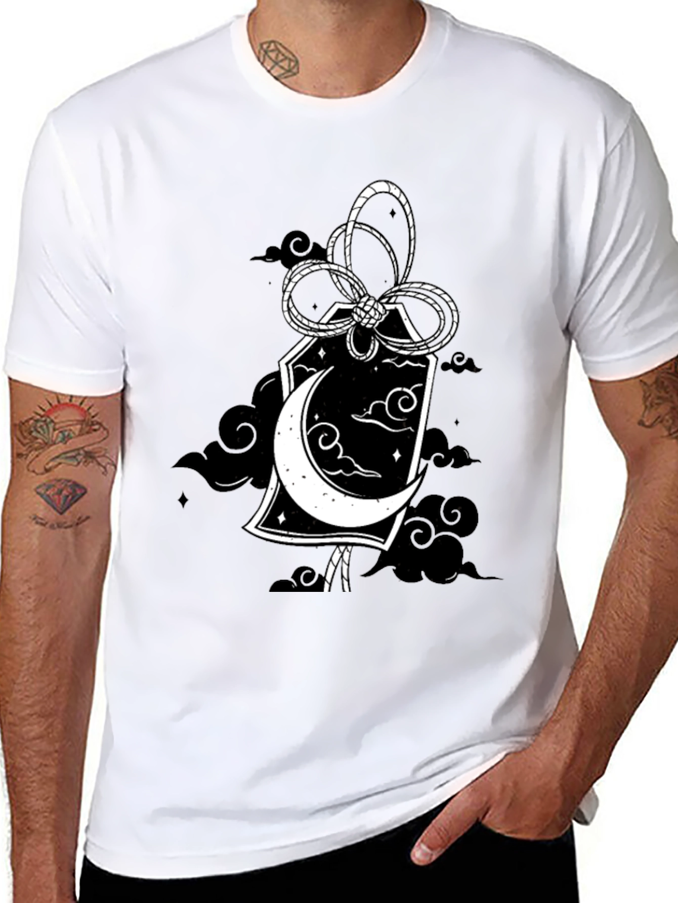 Lunar Amulet Black T-Shirt